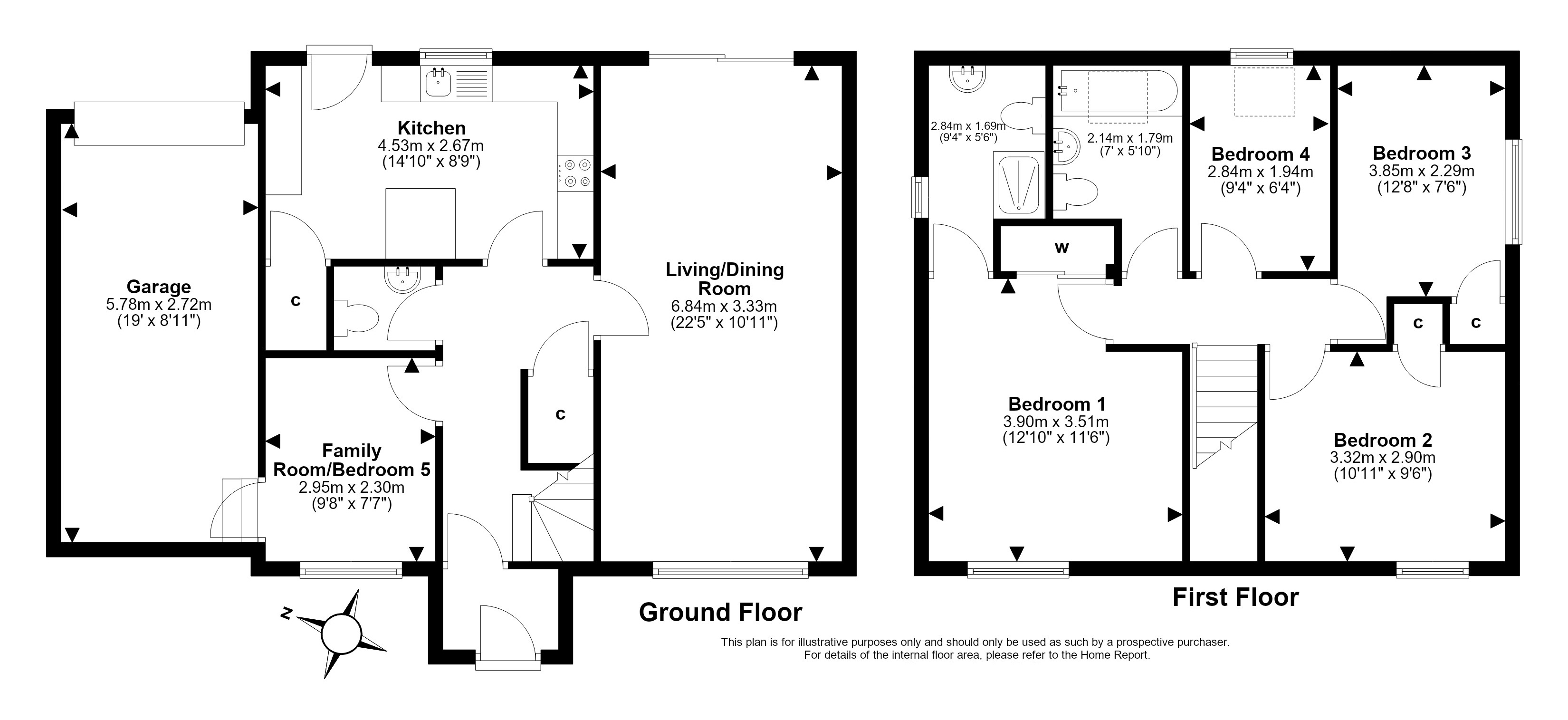 1, Kirkstyle Gardens, KIRKLISTON floorplan