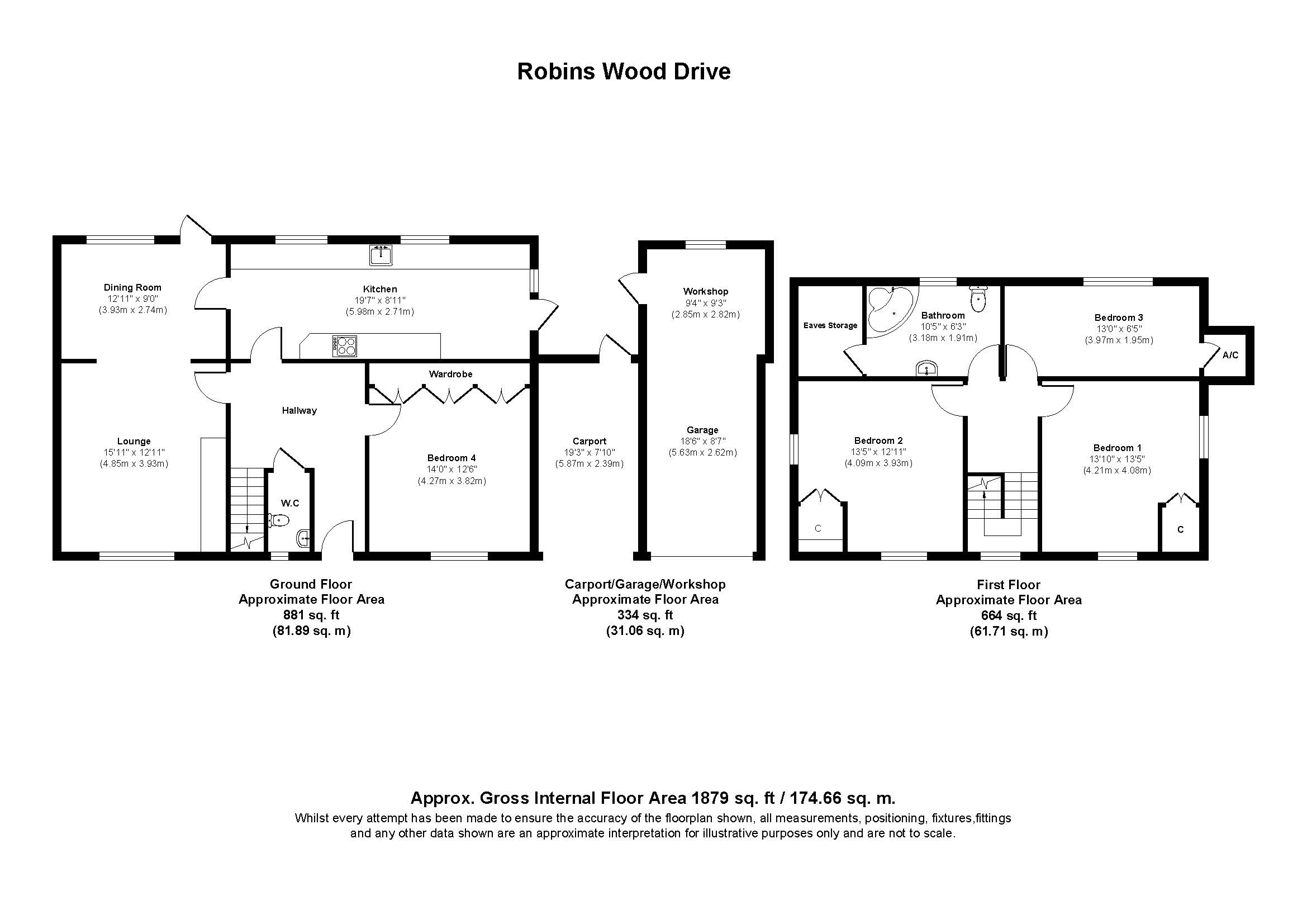 7, Robins Wood Drive, Dorset floorplan