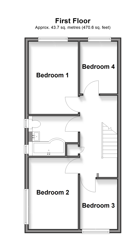 Mierscourt Road Rainham, Gillingham floorplan