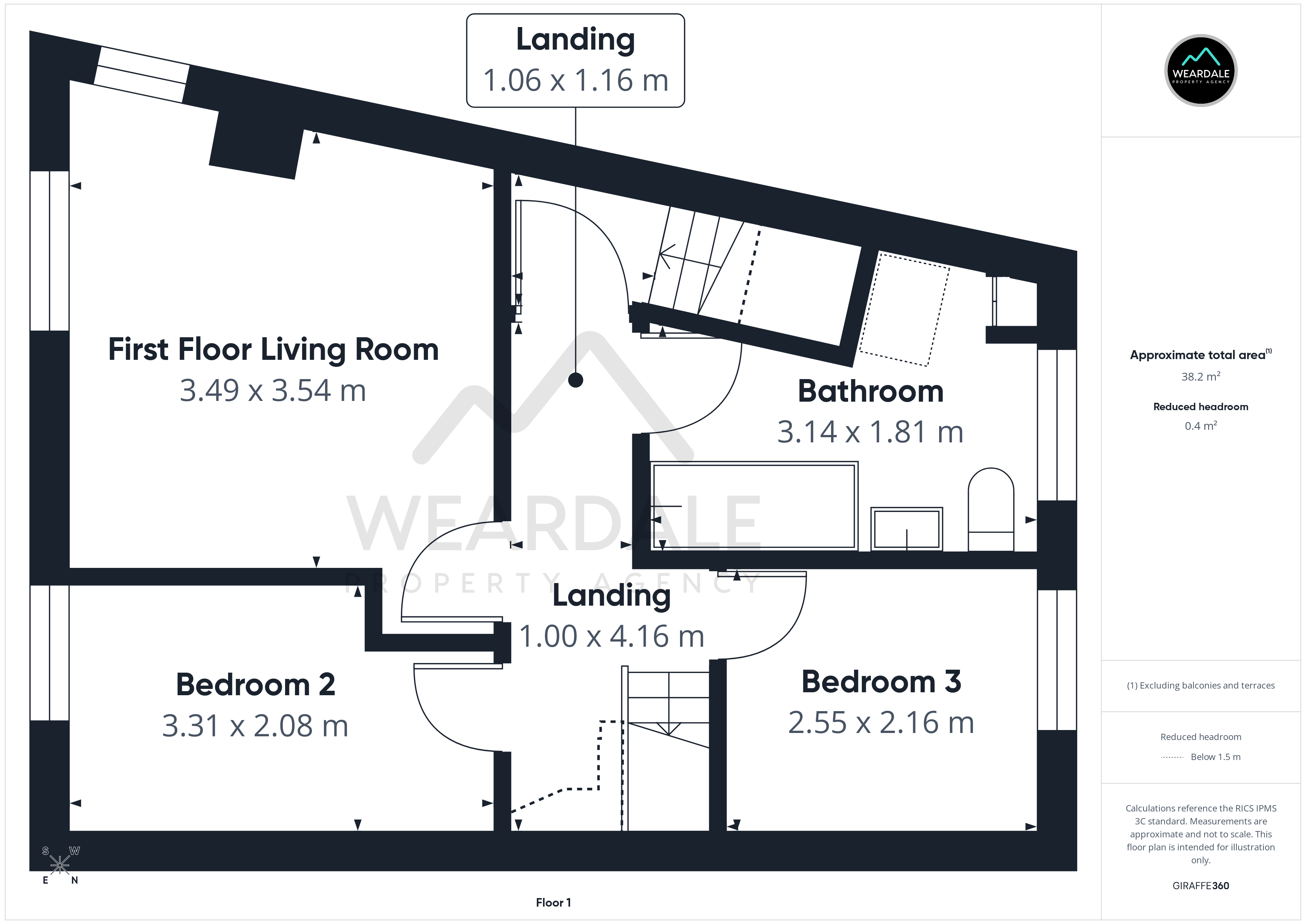 27, Meadhope Street, Bishop Auckland floorplan