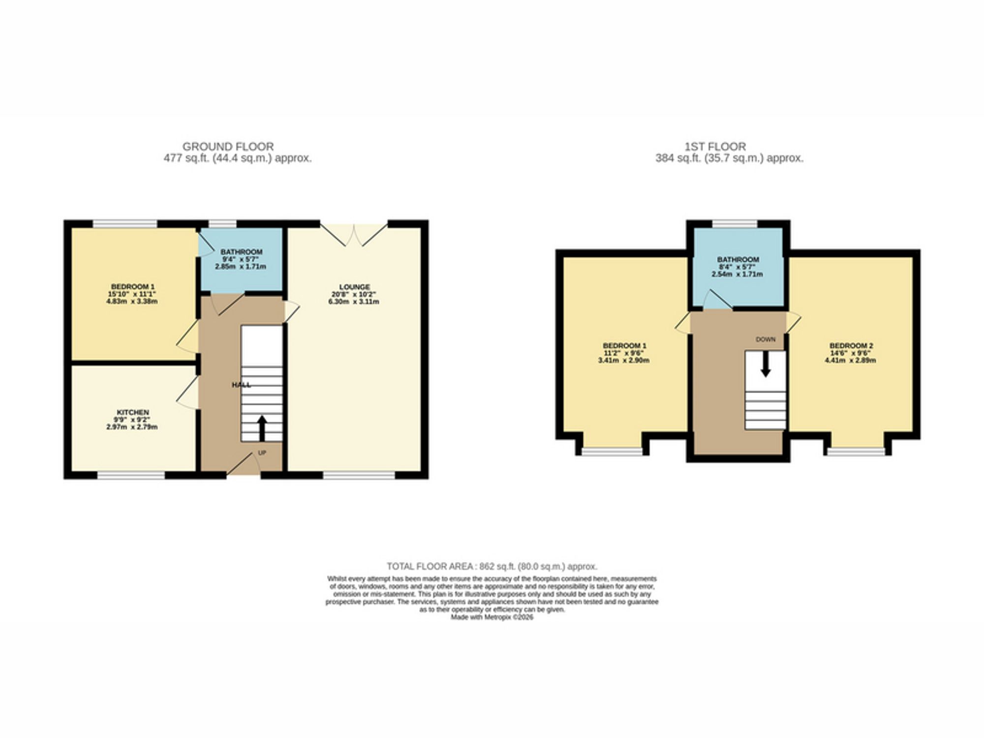 1 Forge Drive, Nottingham floorplan