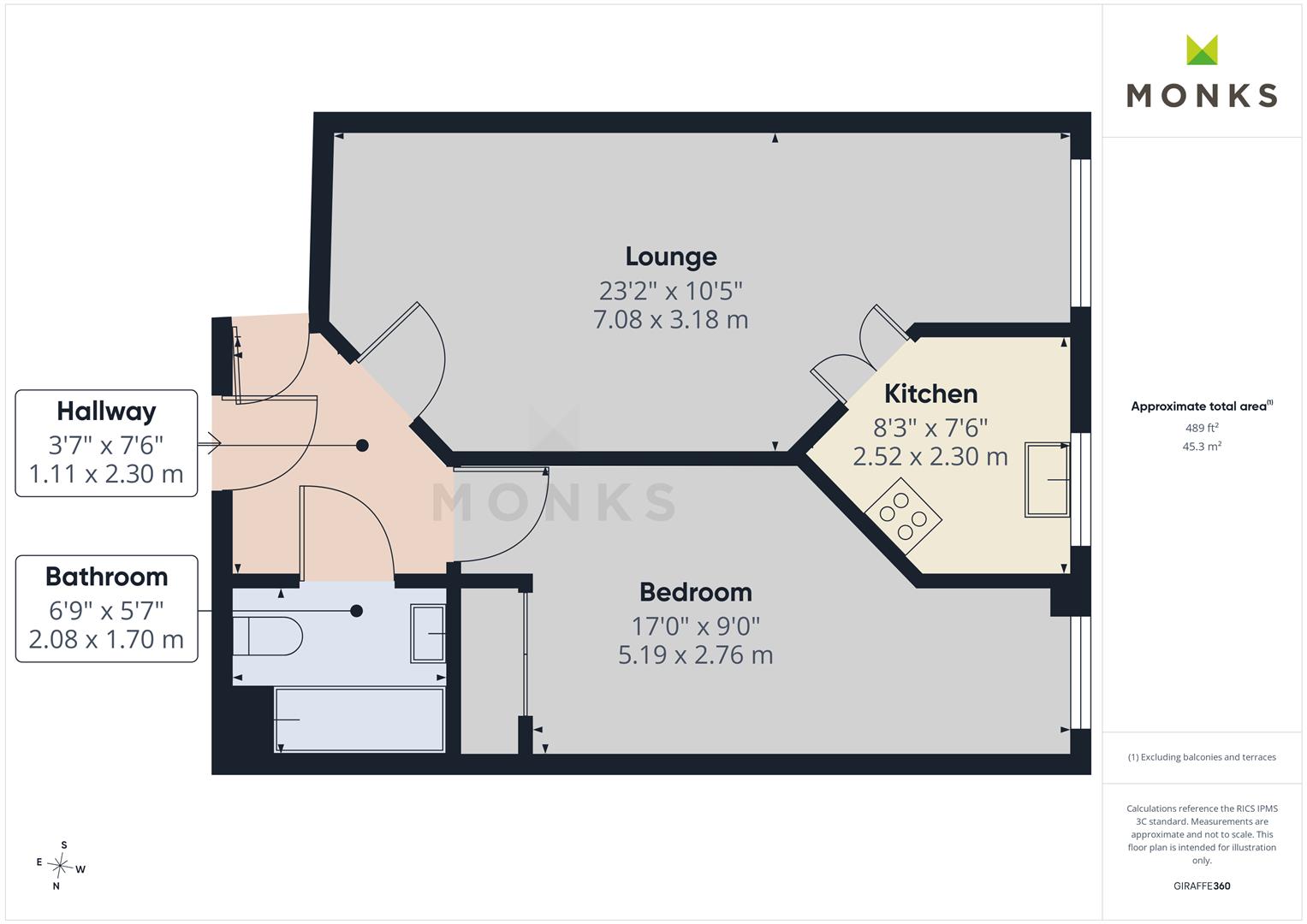 51 Abraham Court, Lutton Close, Oswestry floorplan