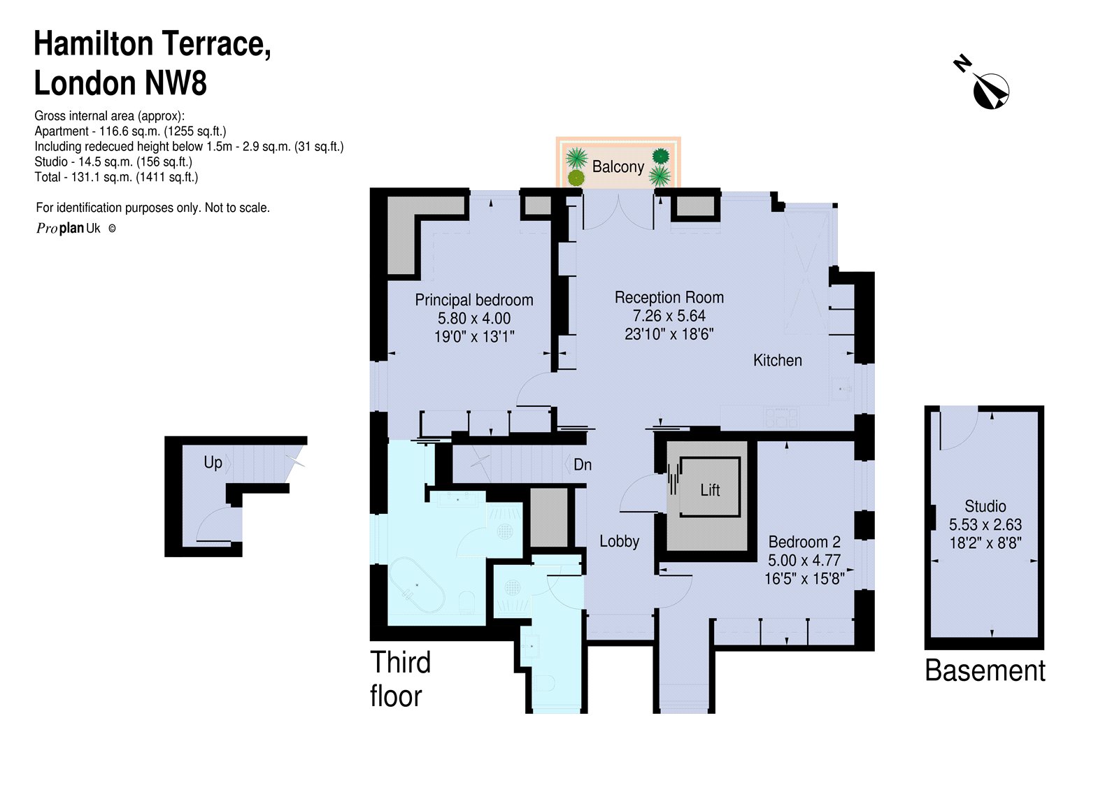 74, Hamilton Terrace, St John's Wood, London, NW8 floorplan