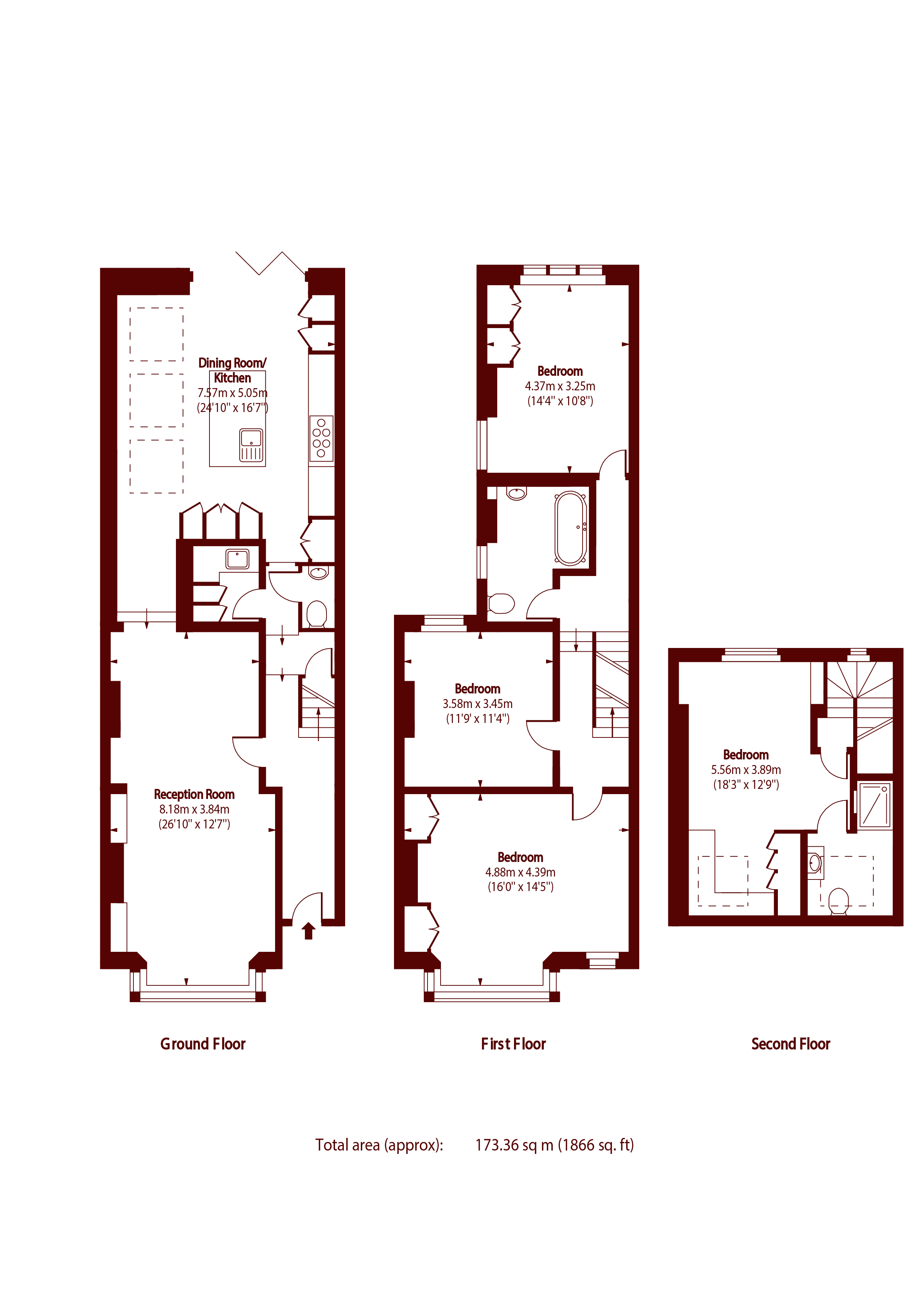 42, Inman Road, London floorplan
