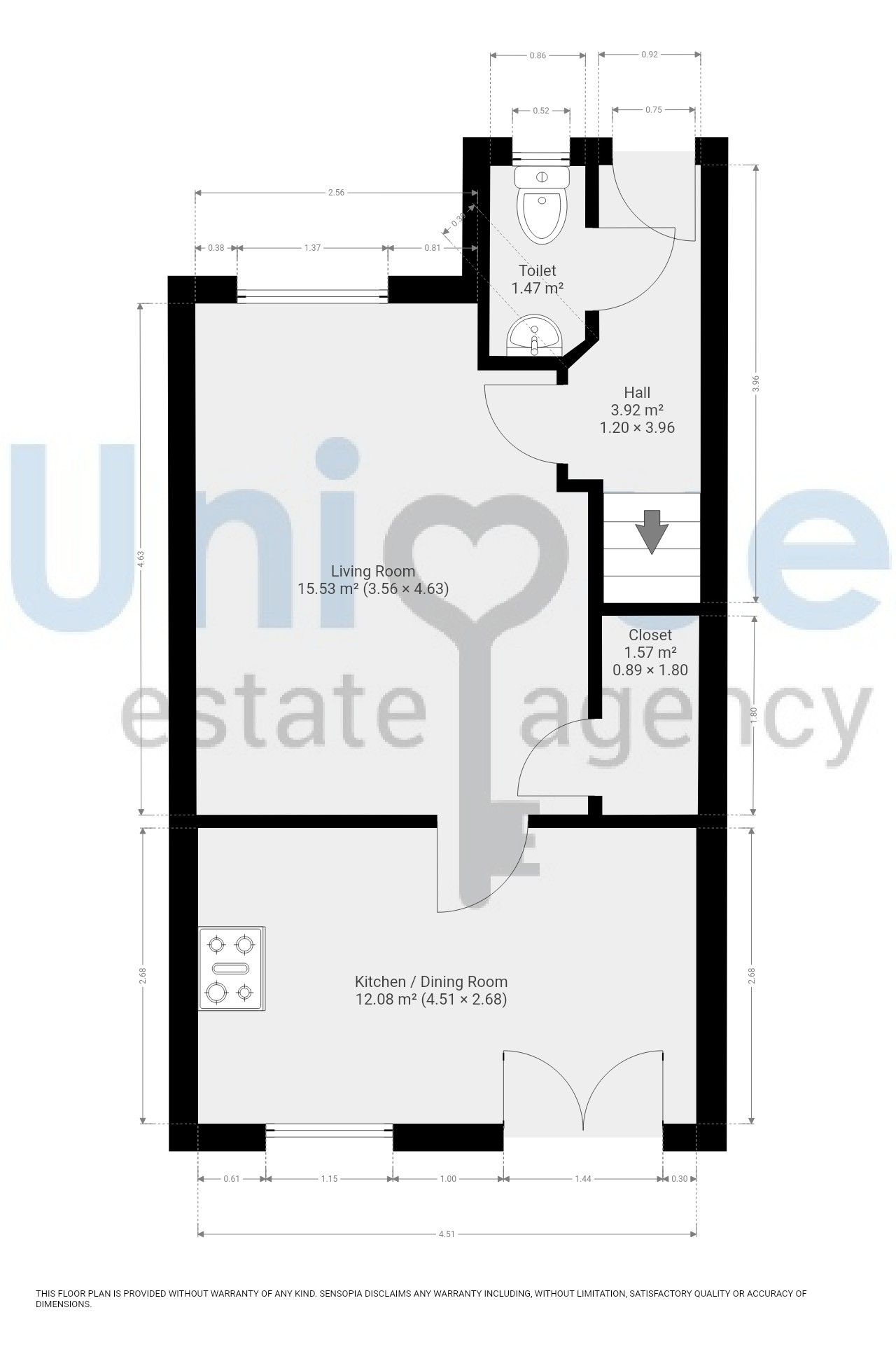3, Romney Close, Thornton-Cleveleys floorplan