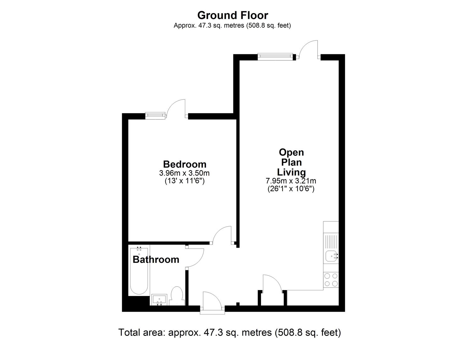 Pennyroyal Drive, West Drayton UB7, 1 bedroom flat to rent 62041413