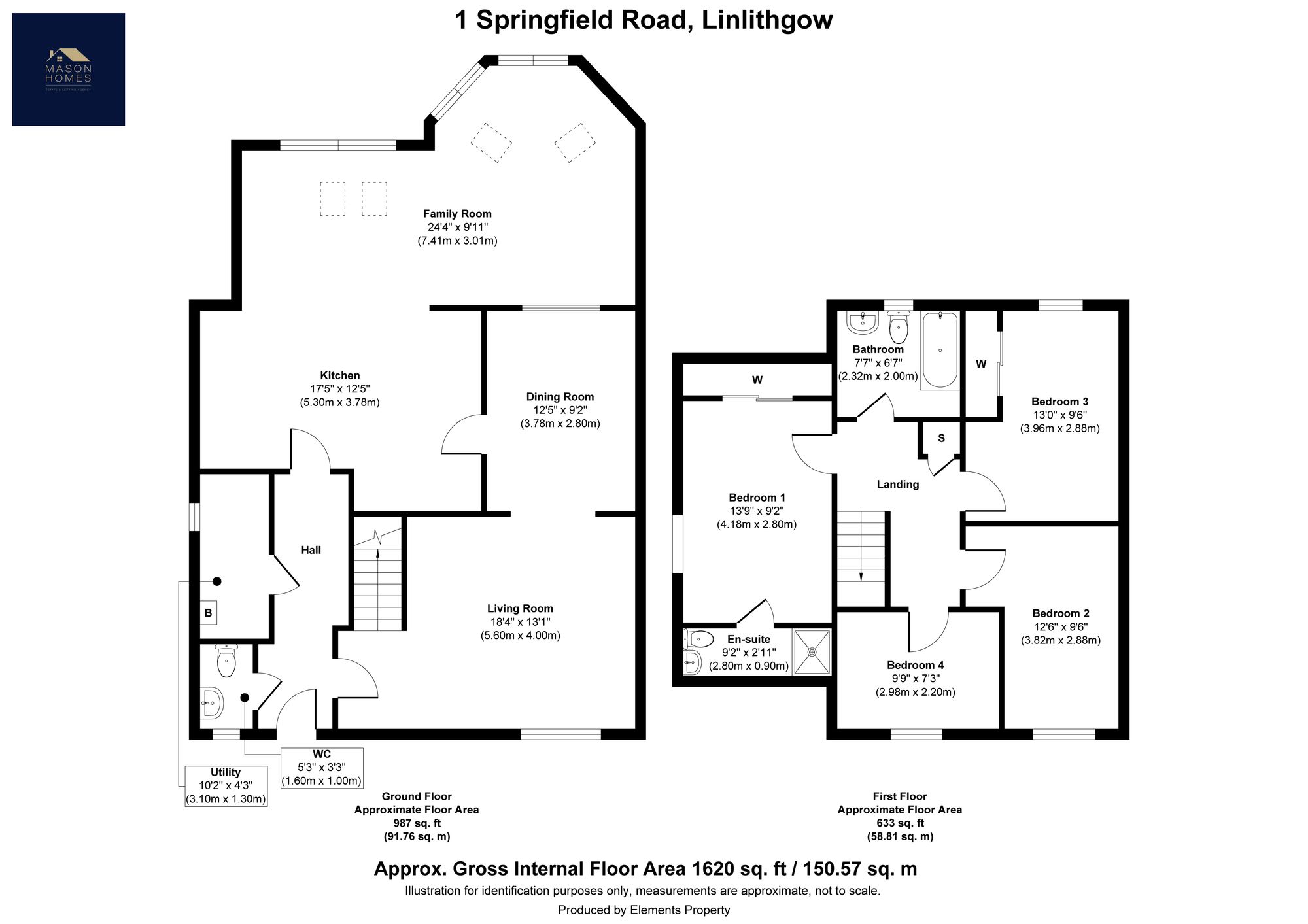 1 Springfield Road, Linlithgow floorplan