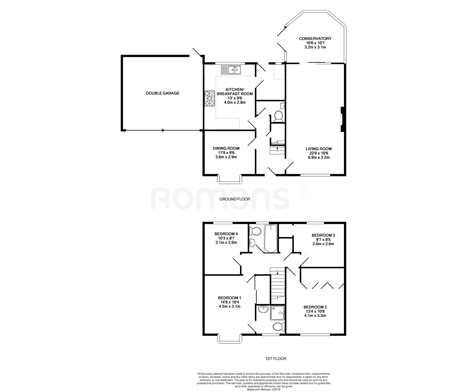 4 Bedrooms Detached house for sale in Dunsmore Gardens, Yateley, Hampshire GU46