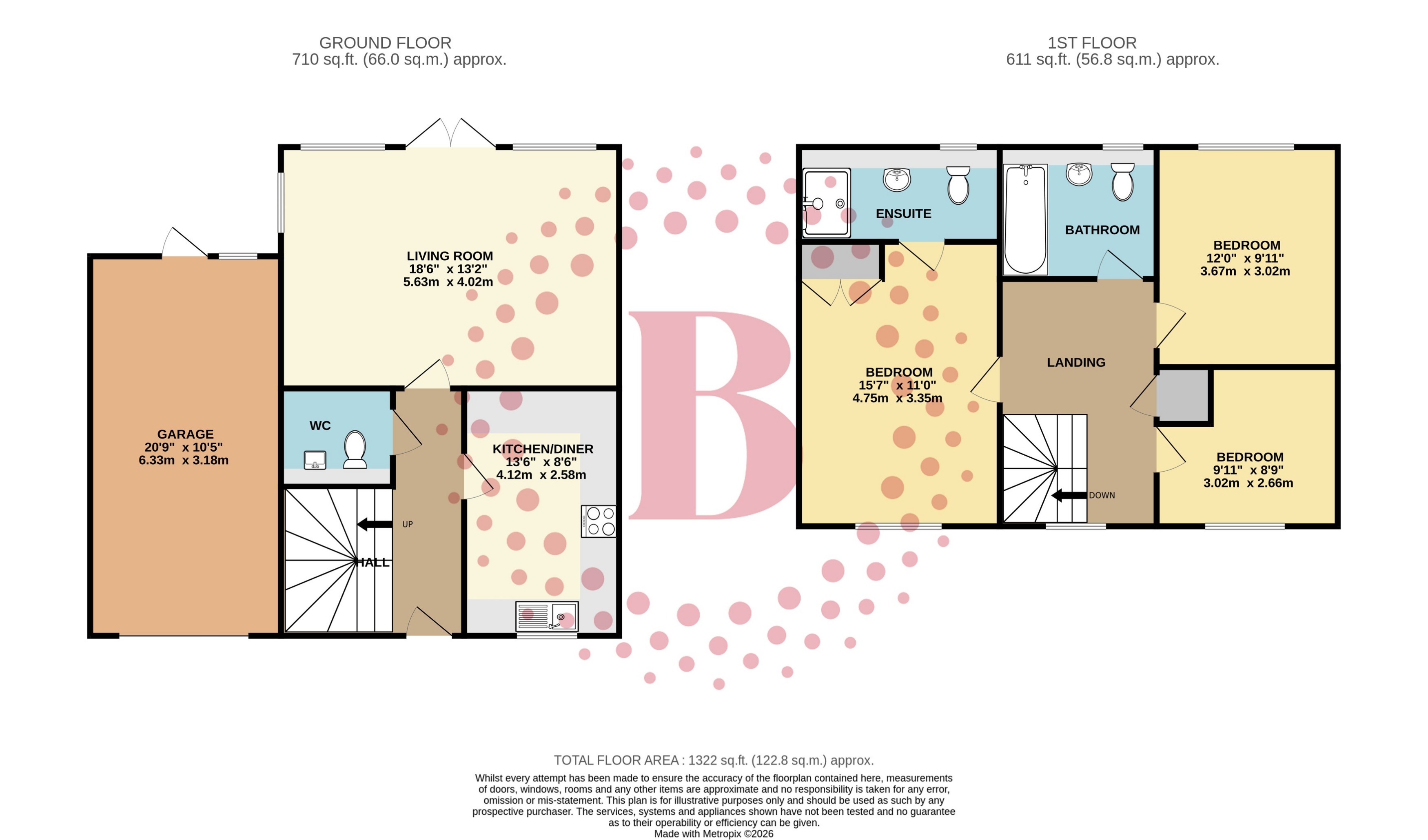 7, Ten Acres Crescent, Stevenage floorplan