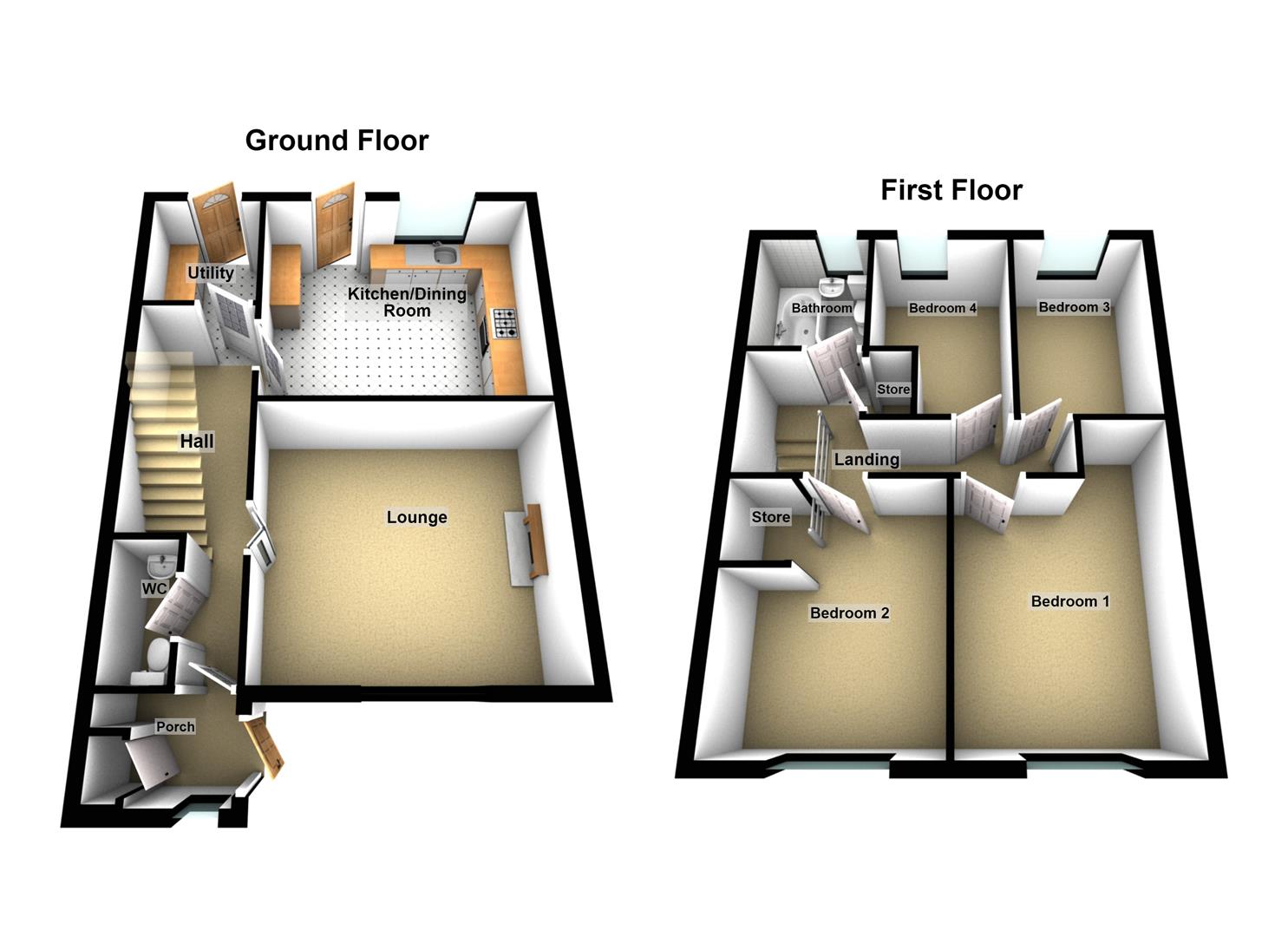 502, Auckland Drive, Birmingham floorplan
