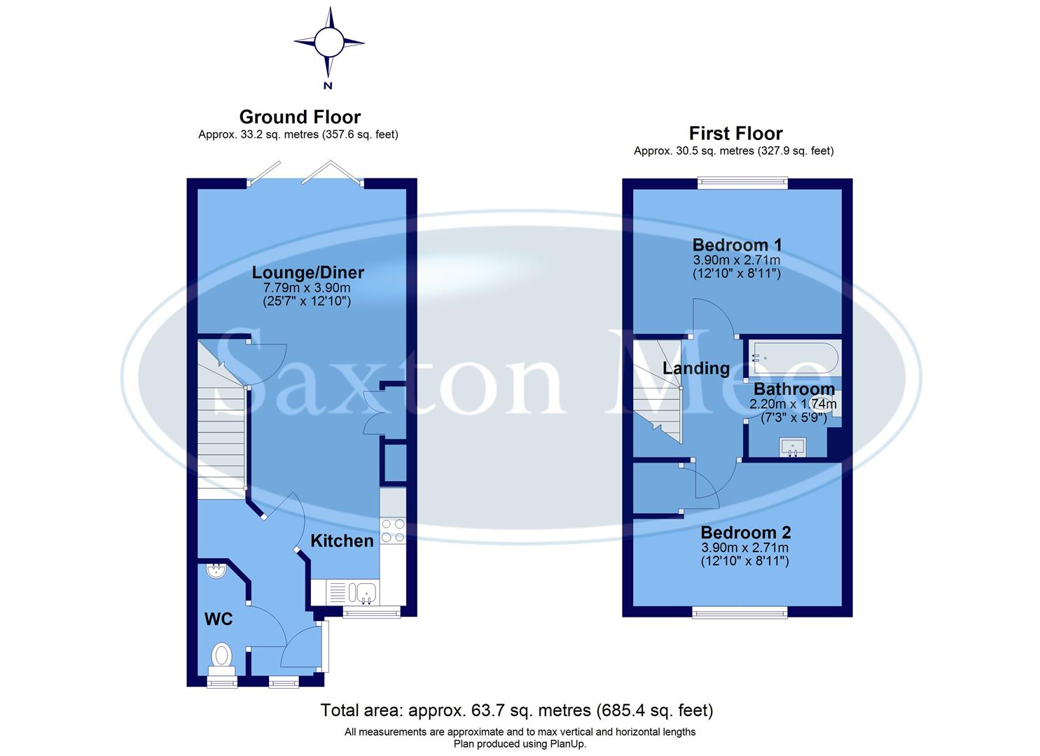 13, Brooke Close, Sheffield floorplan