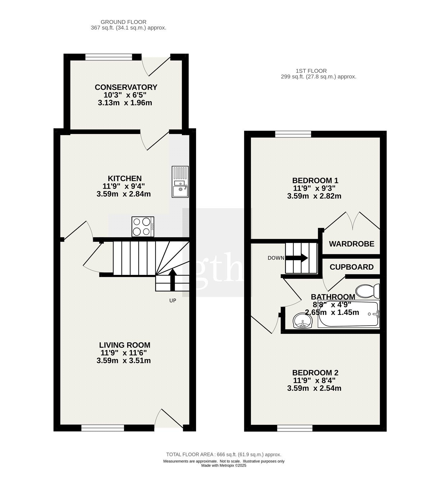 13, Langdon Close, Somerset floorplan