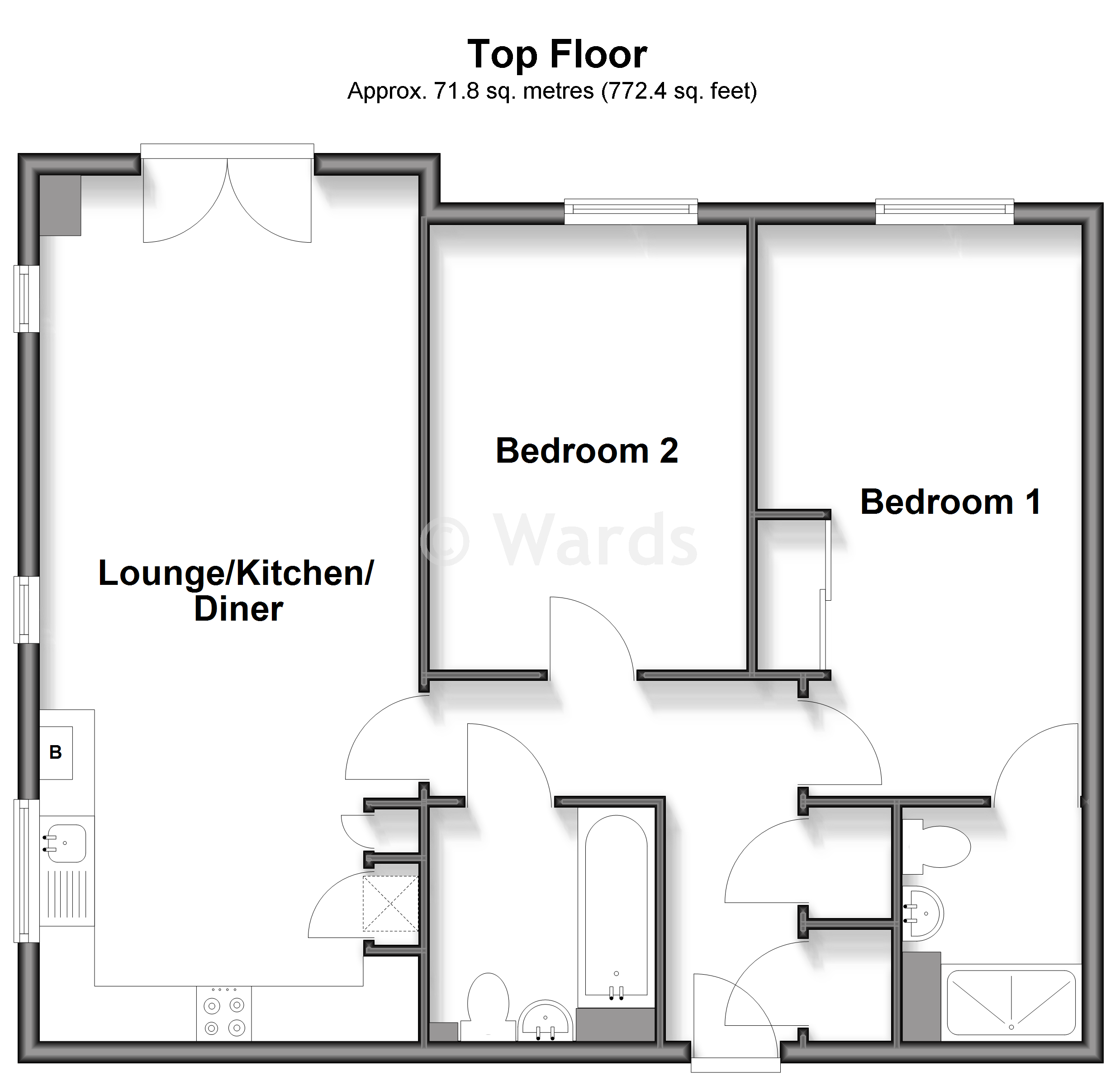 8, Charlotte Way, West Malling floorplan