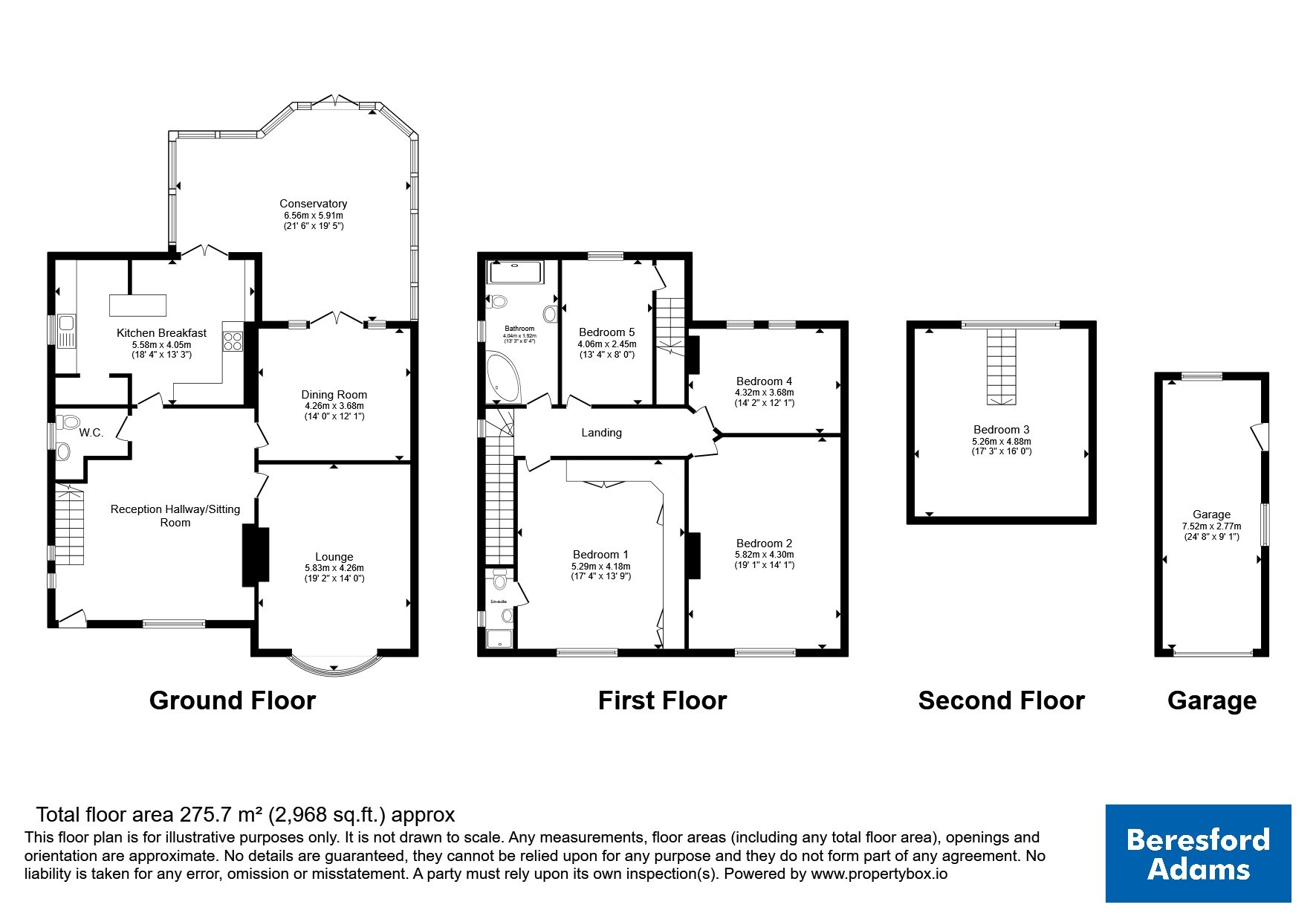 12, Llannerch Road West, Colwyn Bay floorplan
