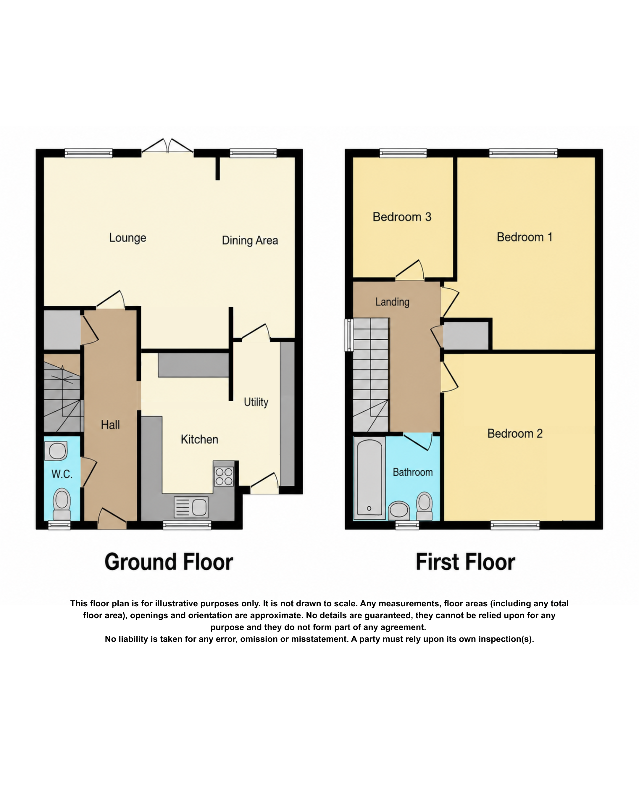 72, Hillside Walk, Peterborough floorplan