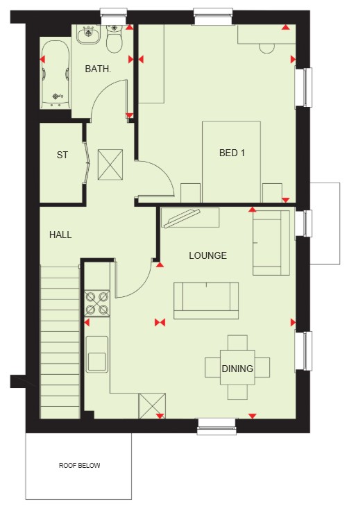 Tansy Road, Priors Hall Park, Corby floorplan