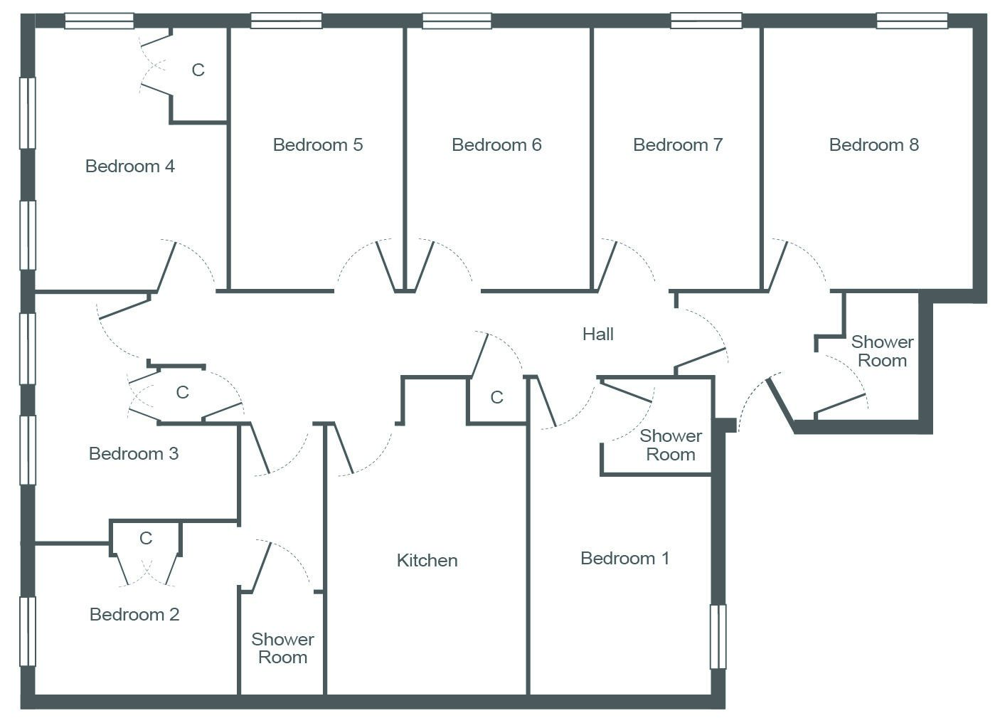 8 Bedrooms Flat to rent in Sauchiehall Street, Charing Cross G3
