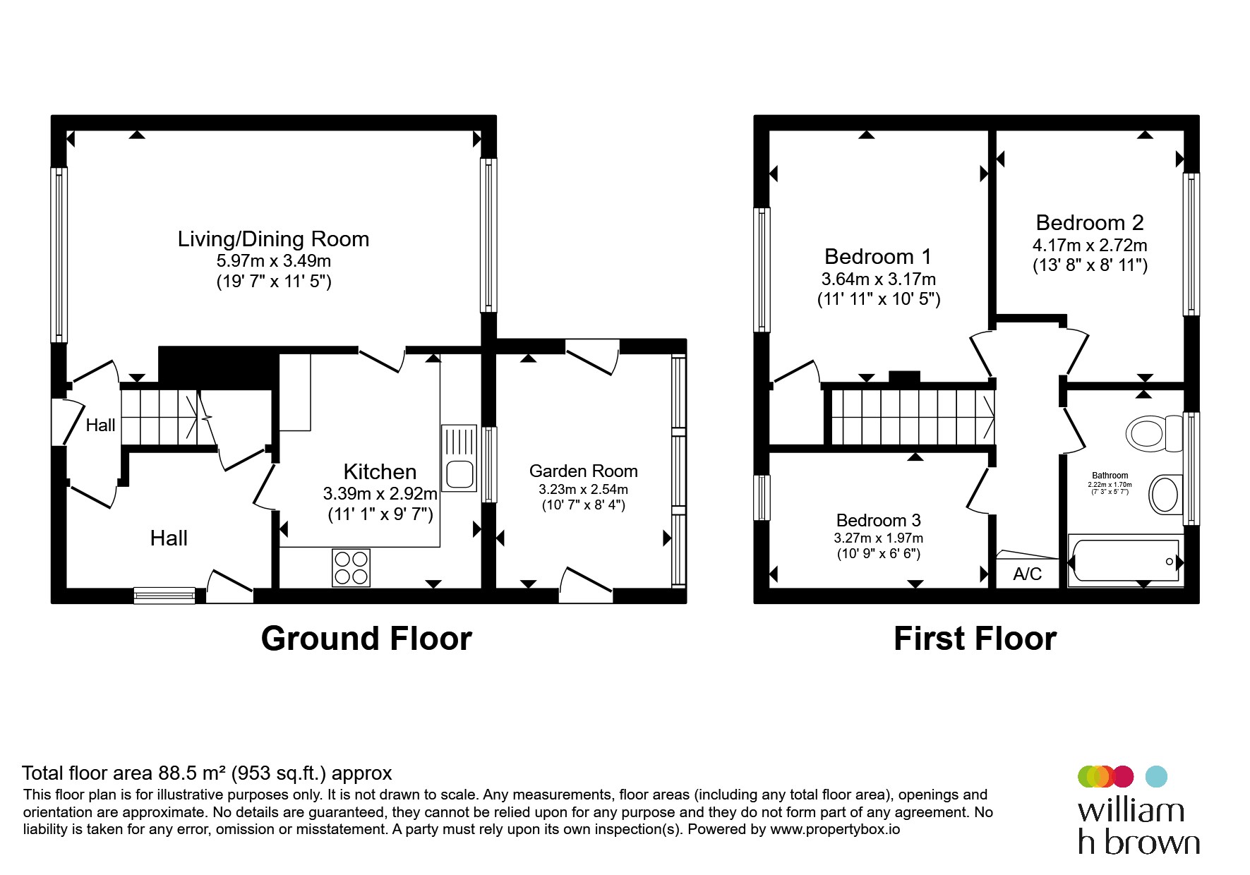 148, Long Lane, Worksop floorplan