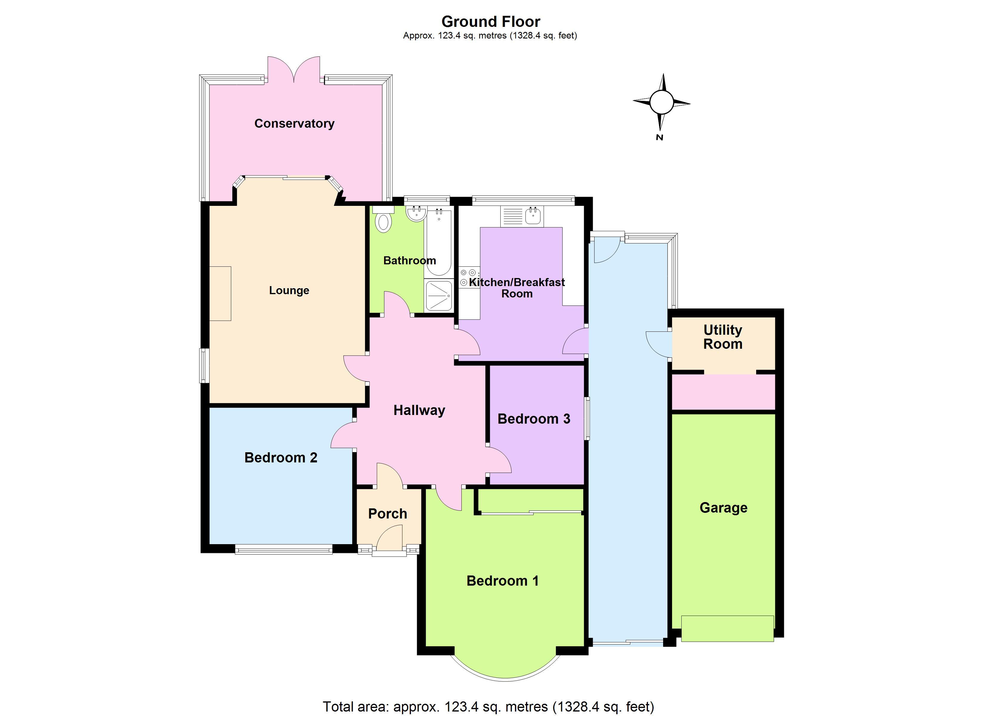 Brickhill Road, Wellingborough NN8, 3 bedroom detached bungalow for