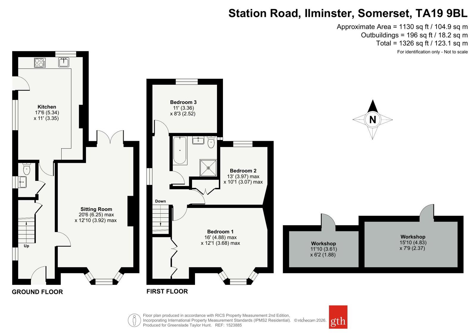 75 Station Road,, Ilminster, Somerset floorplan