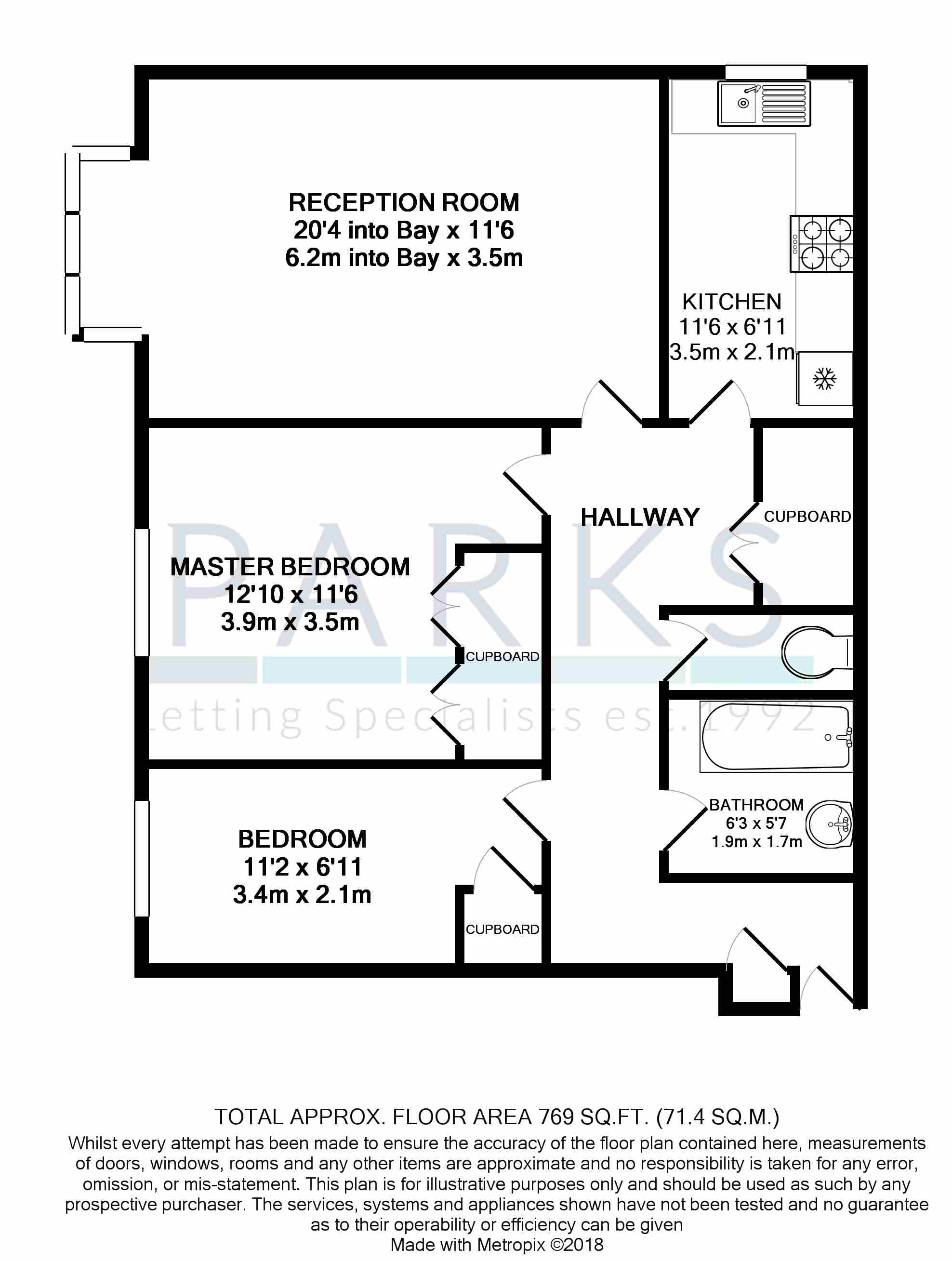 2 Bedrooms Flat to rent in The Priory, London Road, Brighton BN1