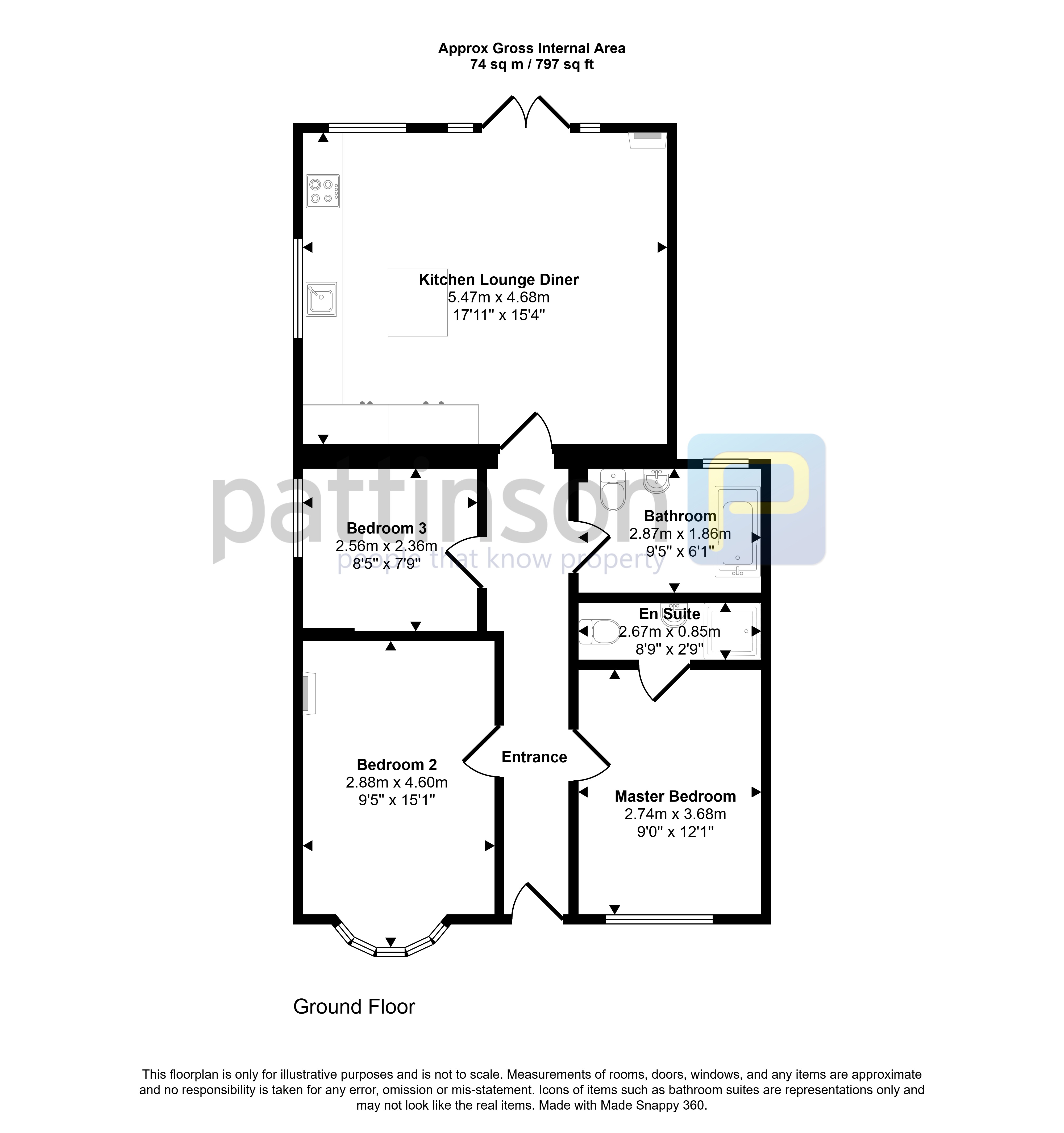 The Croft, Mile Road, Morpeth floorplan