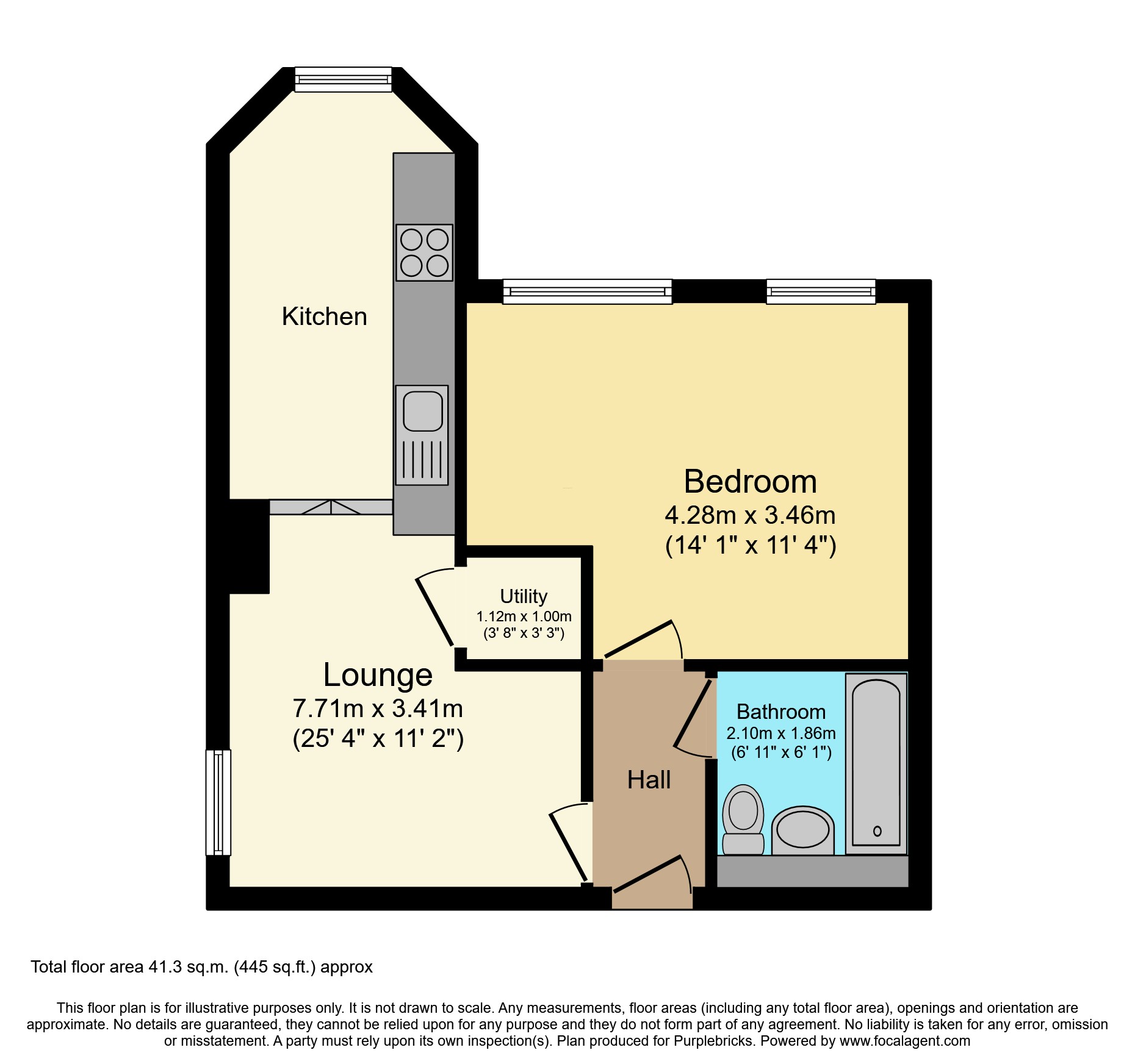 15/Palmerston House 111-113, Fleet Road, Fleet floorplan