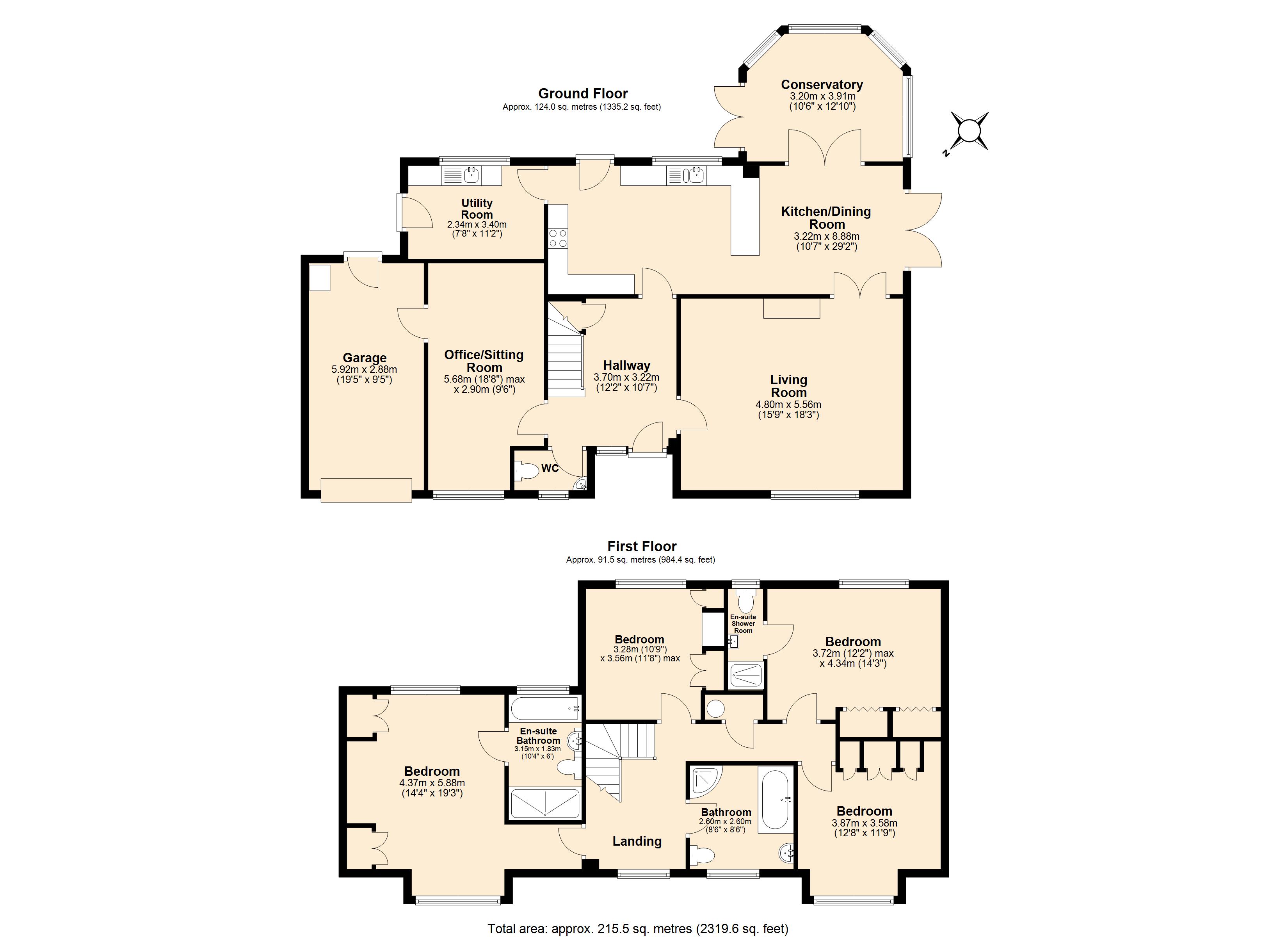 Holly House, 7, Caple Avenue, Hereford floorplan
