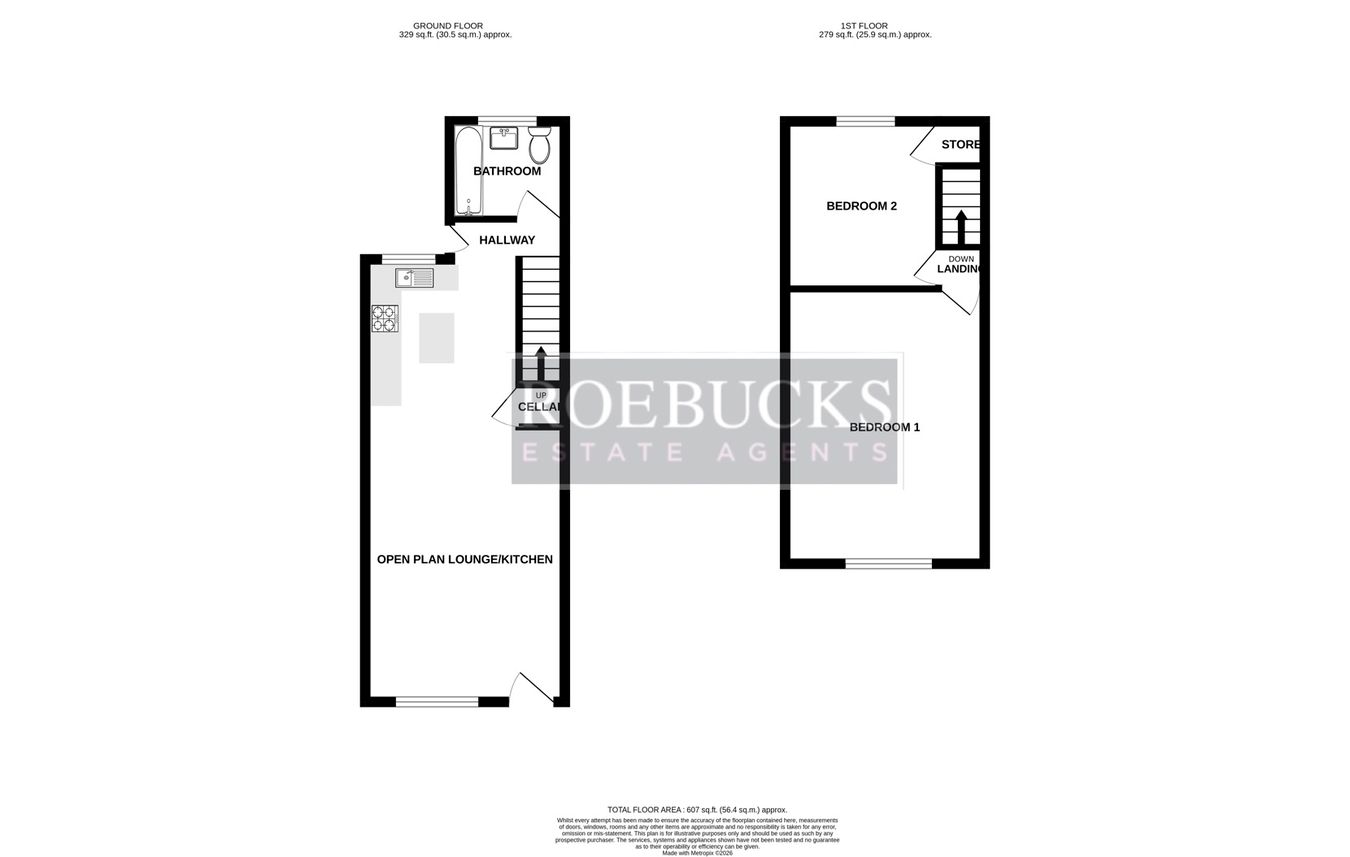 14, Bartholomew Street, Barnsley floorplan