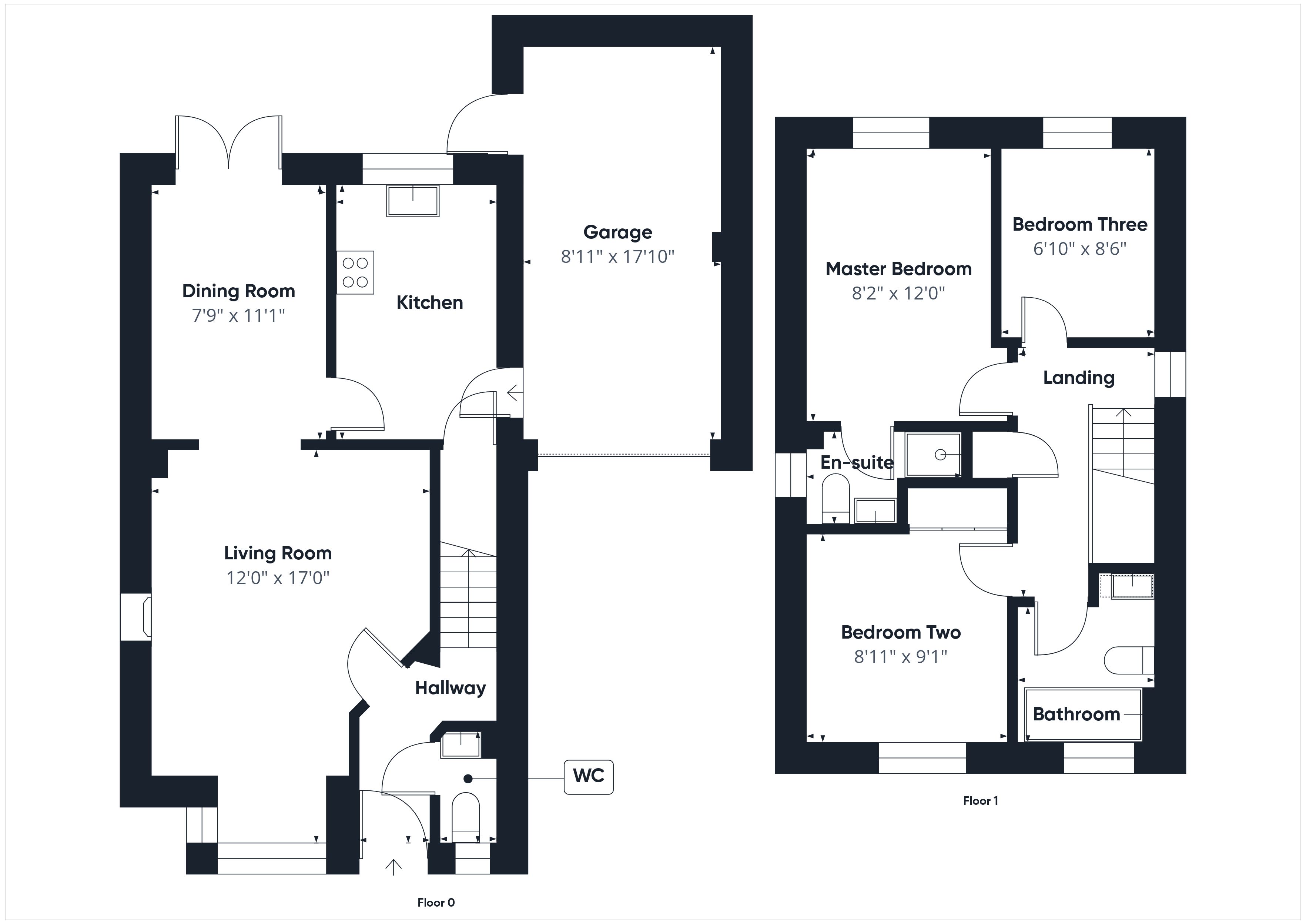 33, Richmond Close, Farnborough floorplan
