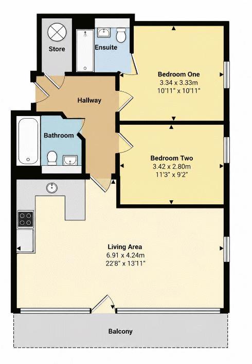 Chadwick Street, Leeds floorplan
