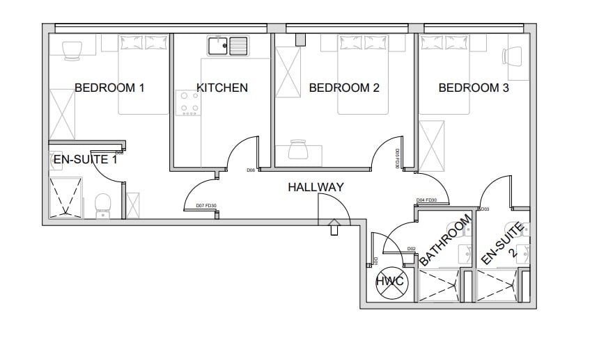 Tawny Place, Beecroft Court, Cannock floorplan