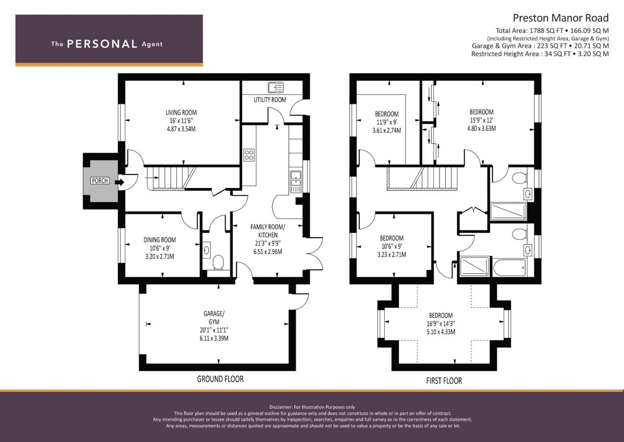 27 Preston Manor Road, Tadworth floorplan
