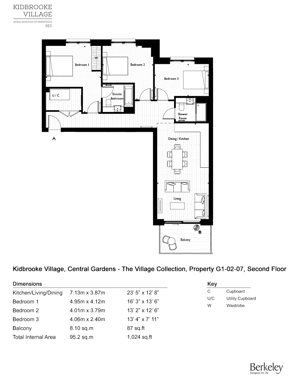 Pegler Square, Kidbrooke floorplan