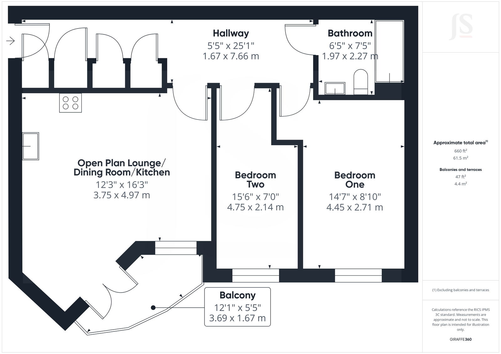 Falconers Court, 2,Flat 24, Little High Street, Shoreham-by-sea floorplan