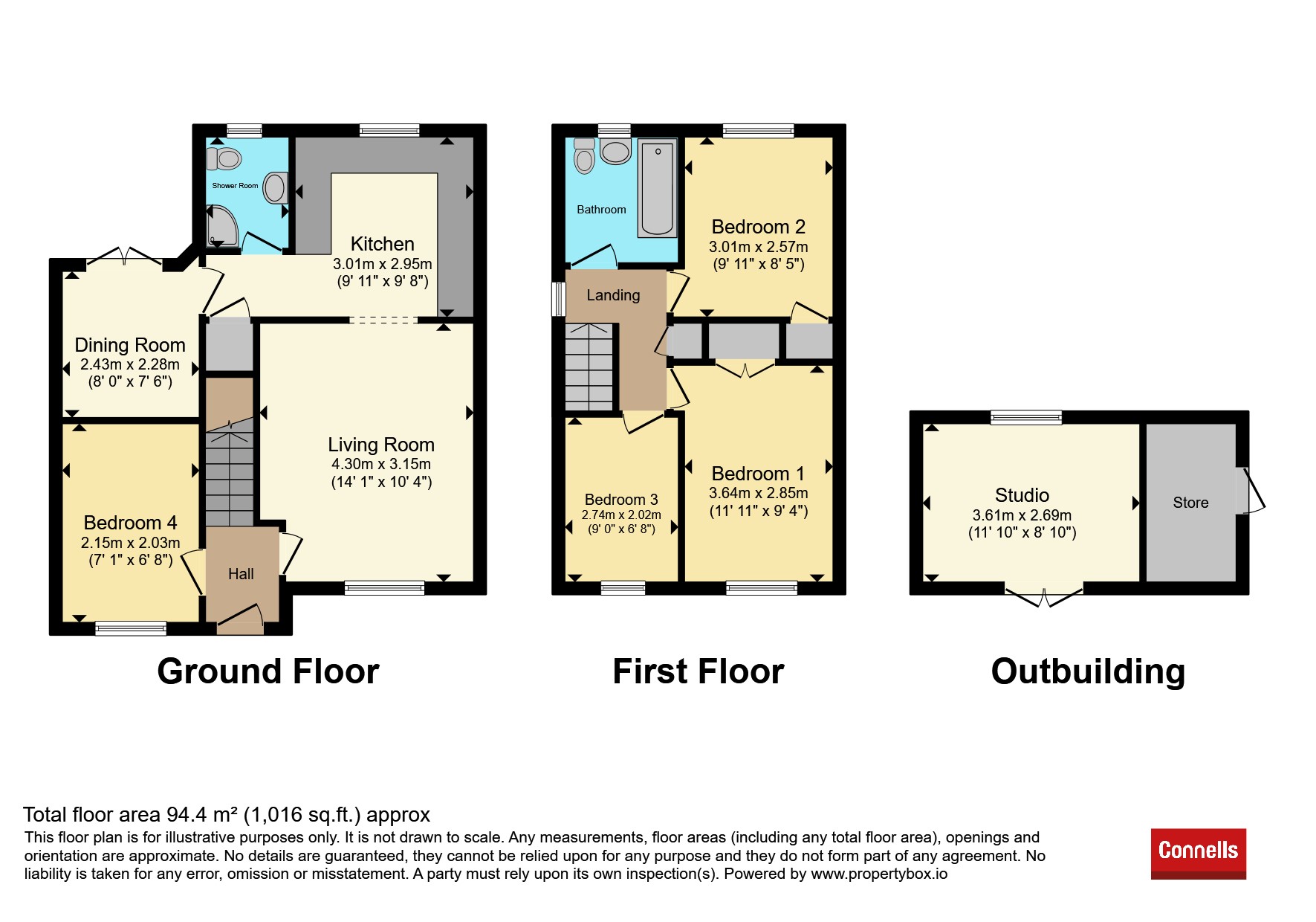 67, Lower Harlings, IPSWICH floorplan