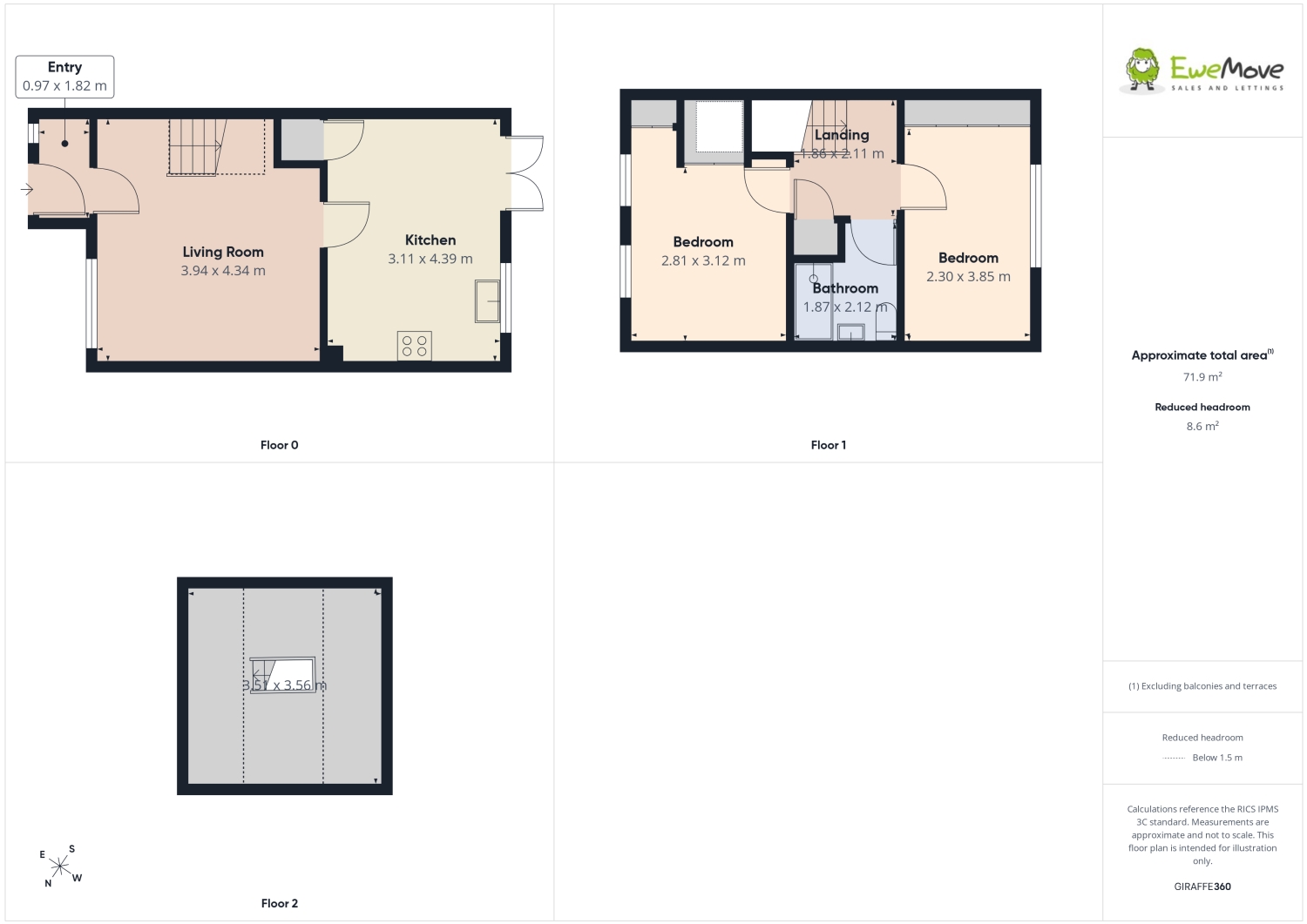 11, BIRCH TERRACE, HYDE floorplan