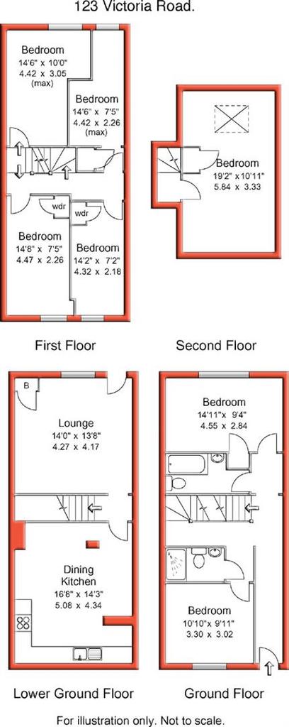 123, VICTORIA ROAD, Leeds floorplan
