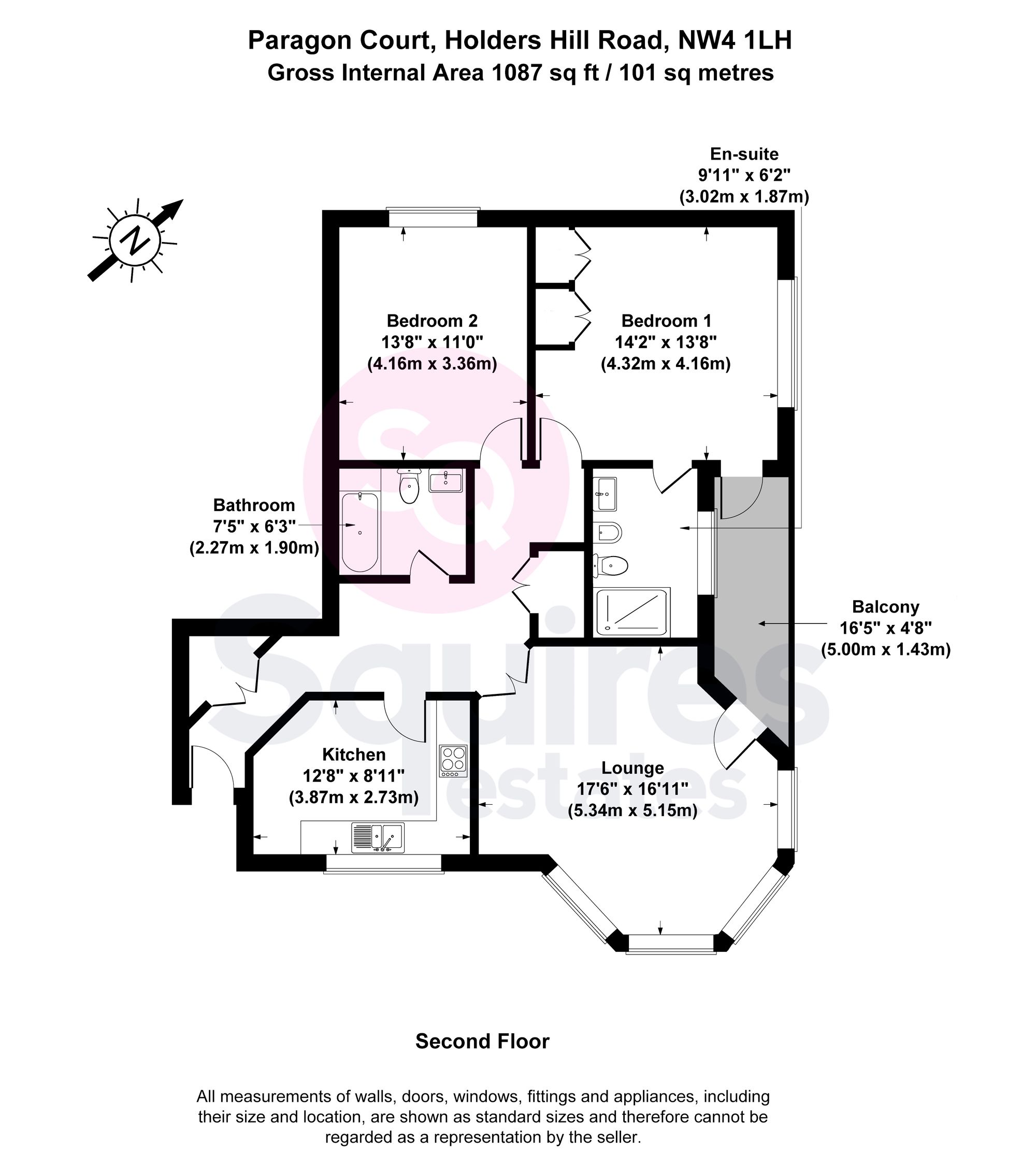 Flat 21, Paragon Court, London floorplan