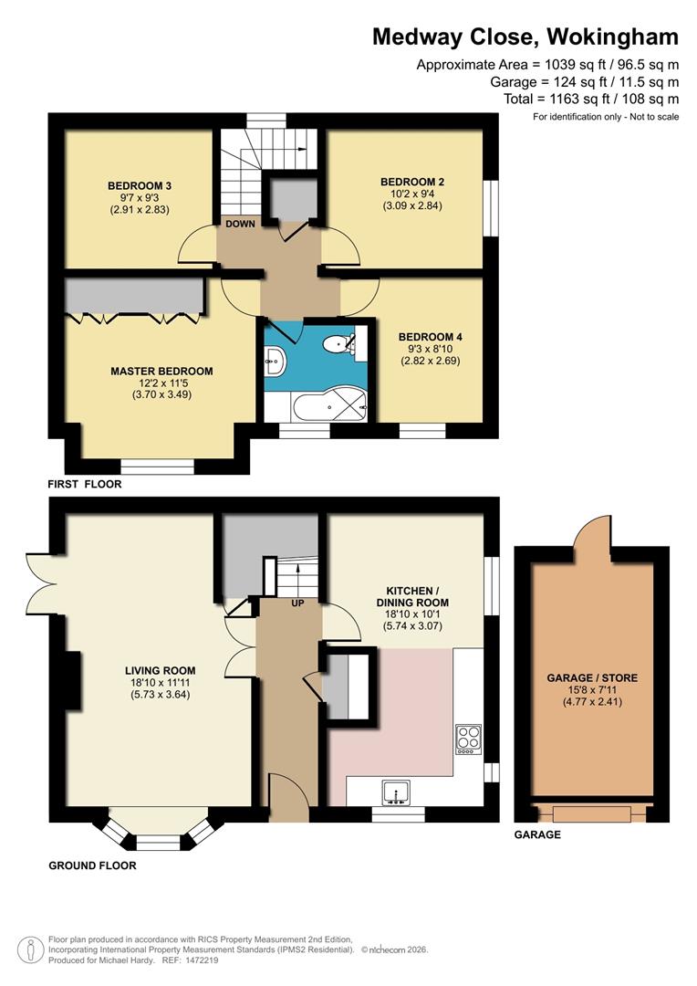 1, Medway Close, Wokingham floorplan