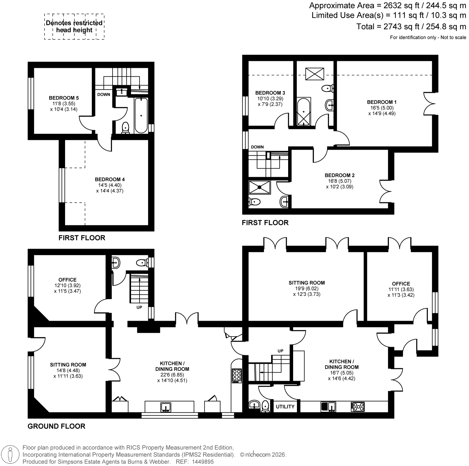 Orchard House,, Portsmouth Road, Milford floorplan