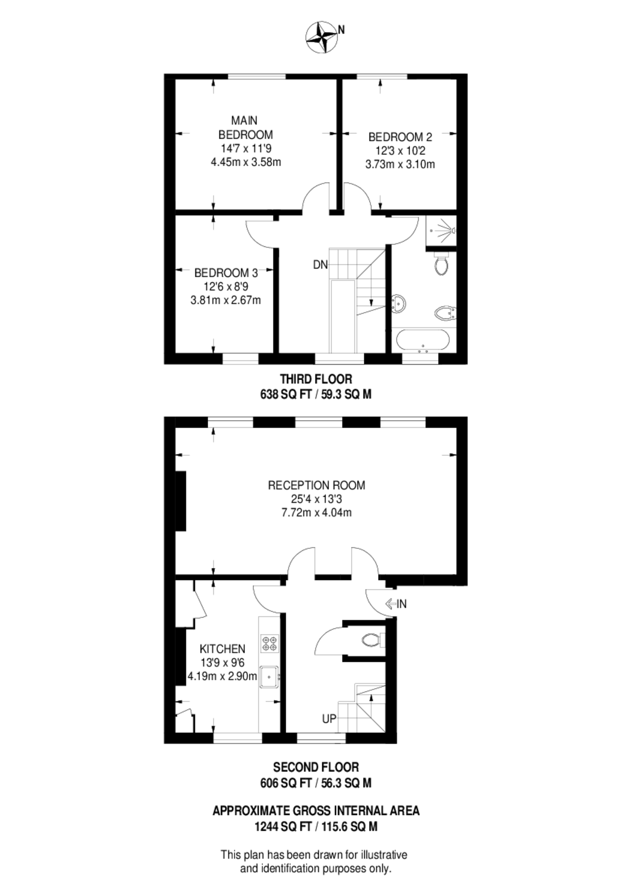 Compton Terrace, Highbury and Islington floorplan