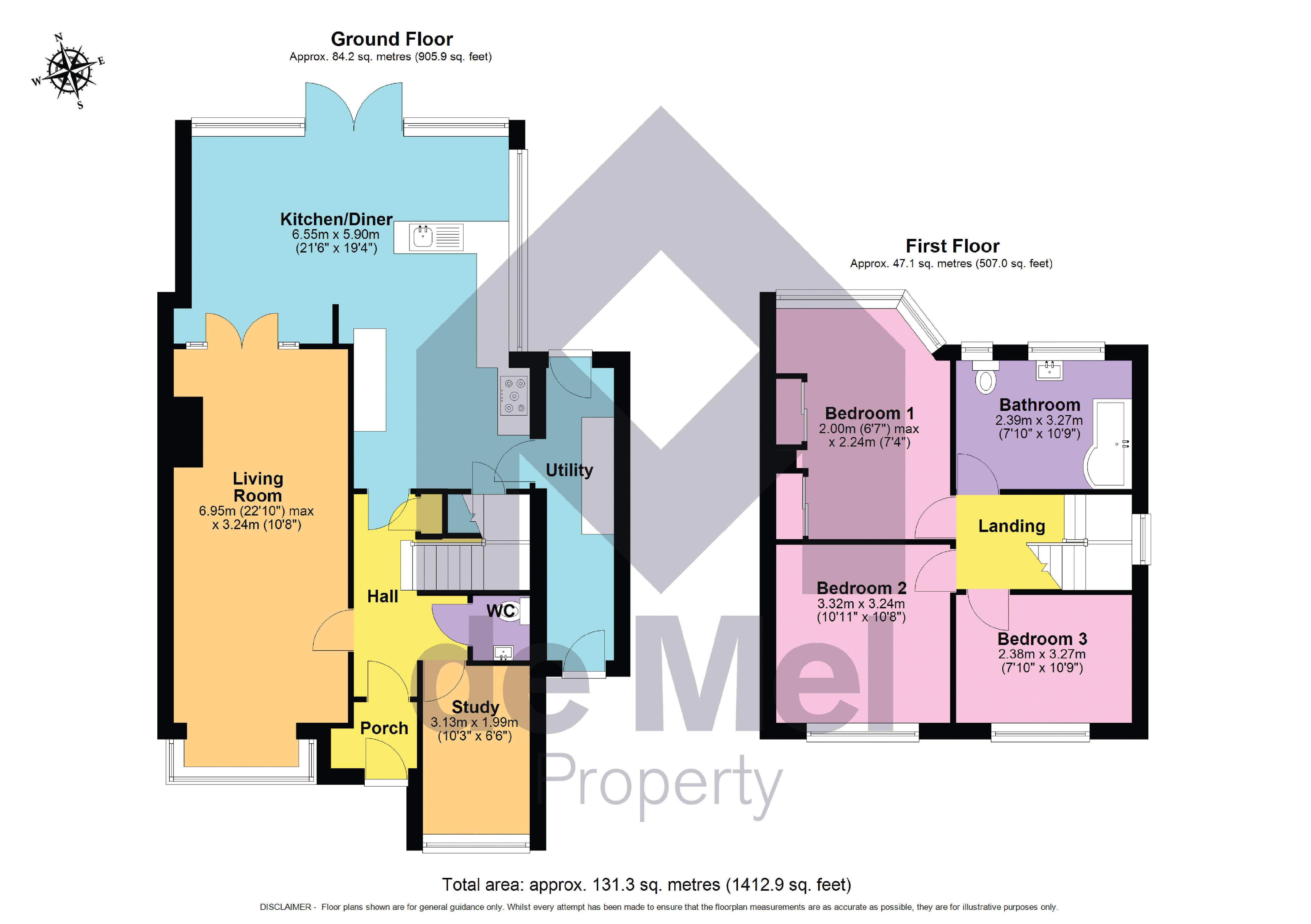 The Tawnies, Shinehill Lane, Evesham floorplan