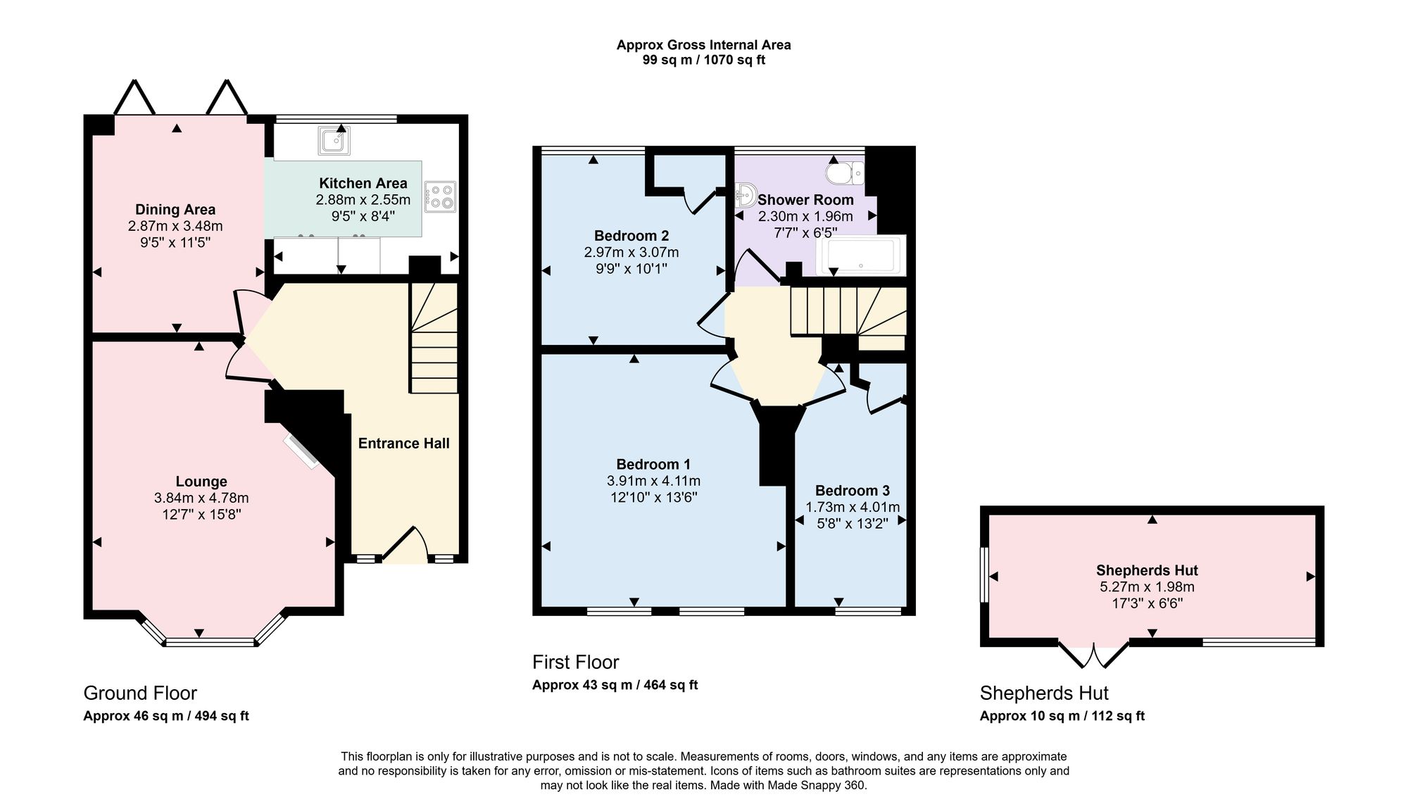 3 Hall Court Botley Road, Southampton floorplan