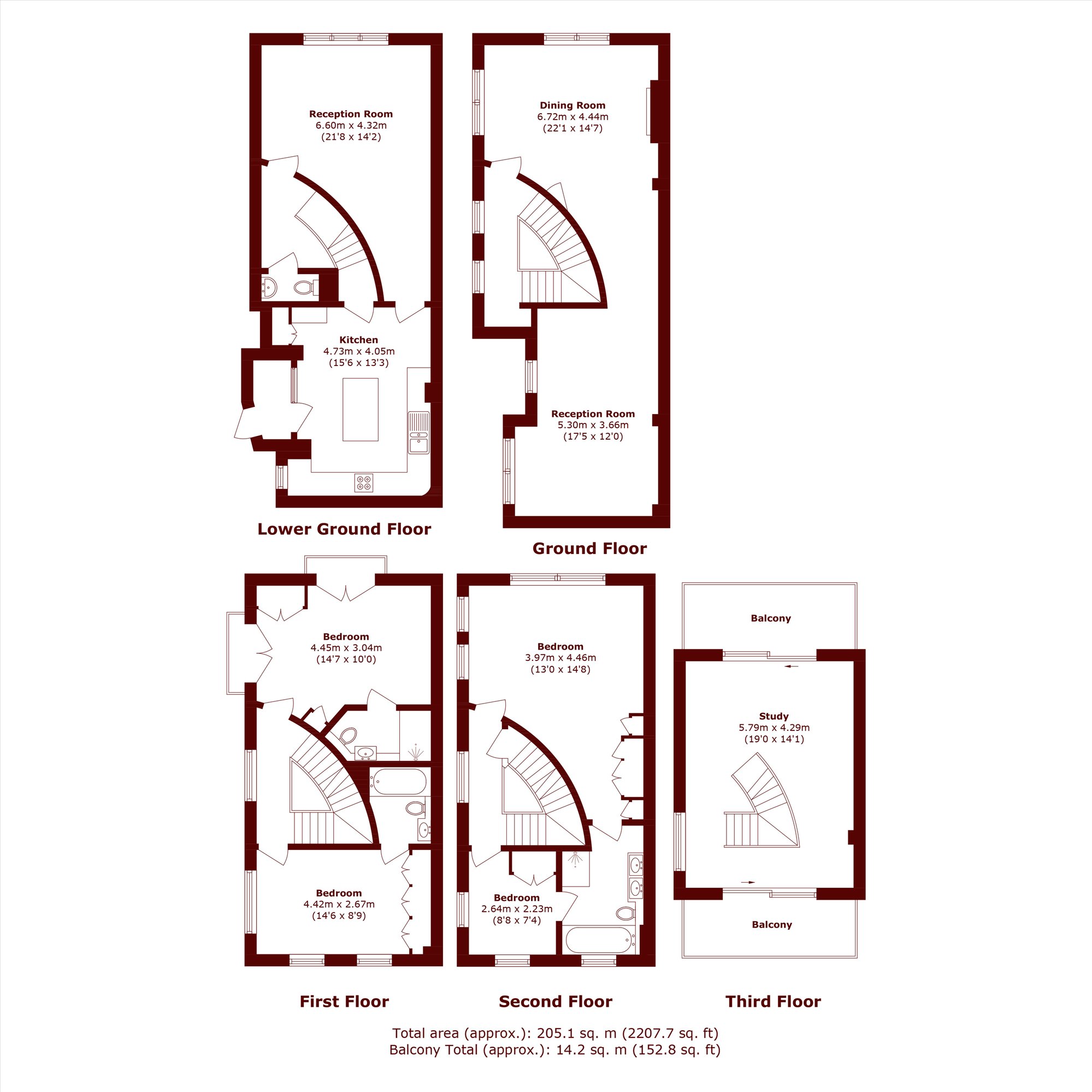 18, Callcott Street, London floorplan