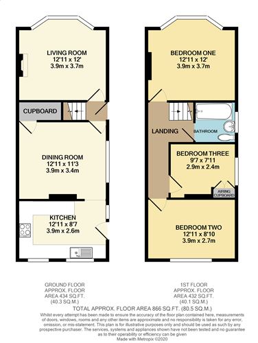 10, Rosebud Avenue, Bournemouth floorplan