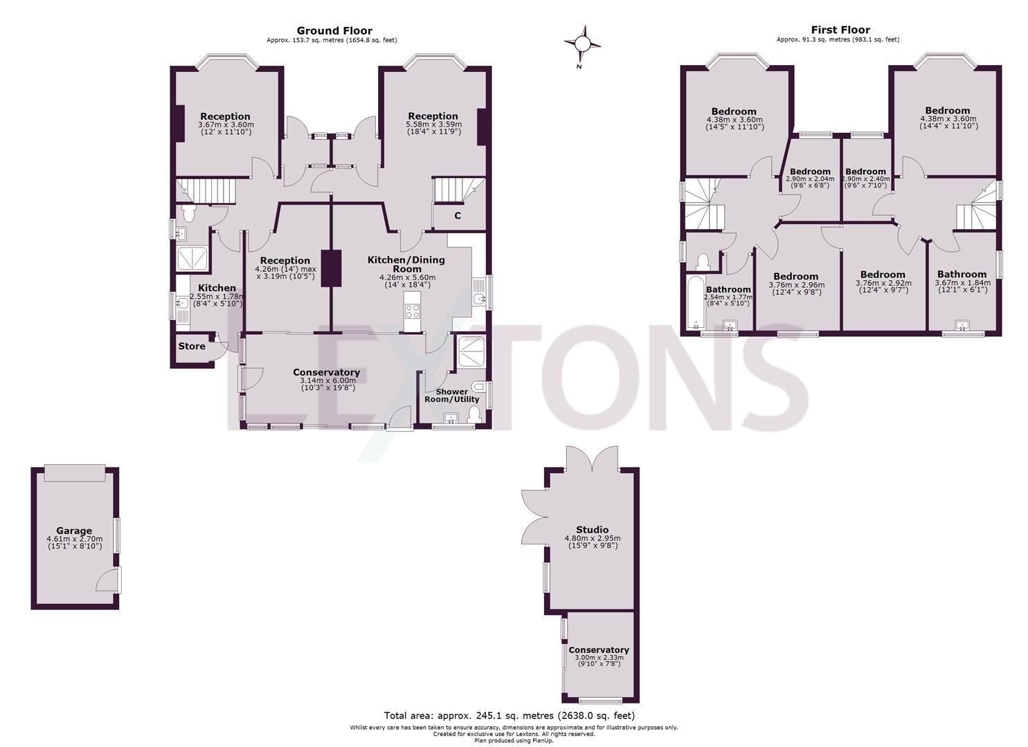 6 & 7, Fallowfield Close, Hove floorplan