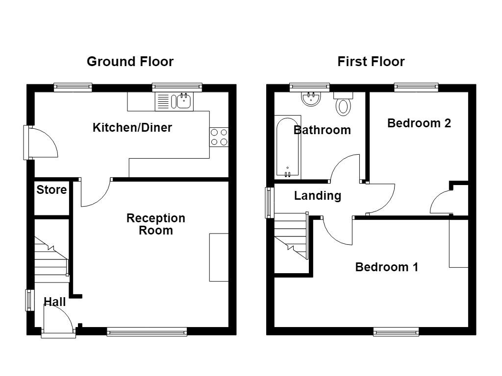 50, Cedar Avenue, Rossendale floorplan