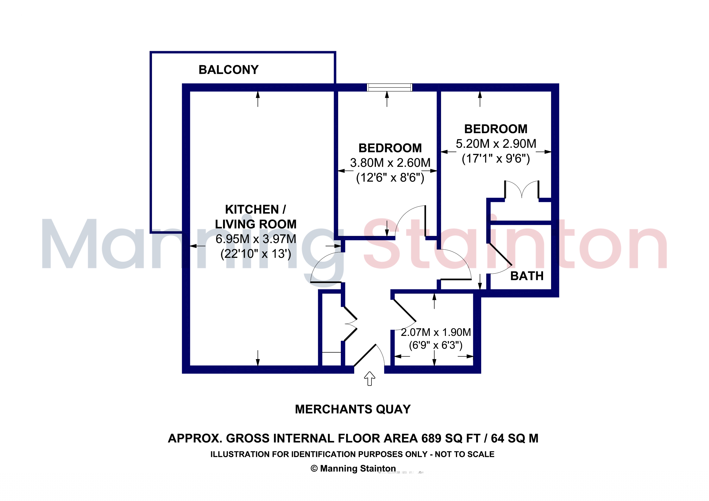 20, Merchants Quay, Leeds floorplan