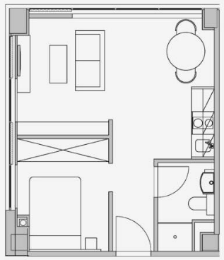 505 West Point, 501 Chester Road, Manchester floorplan
